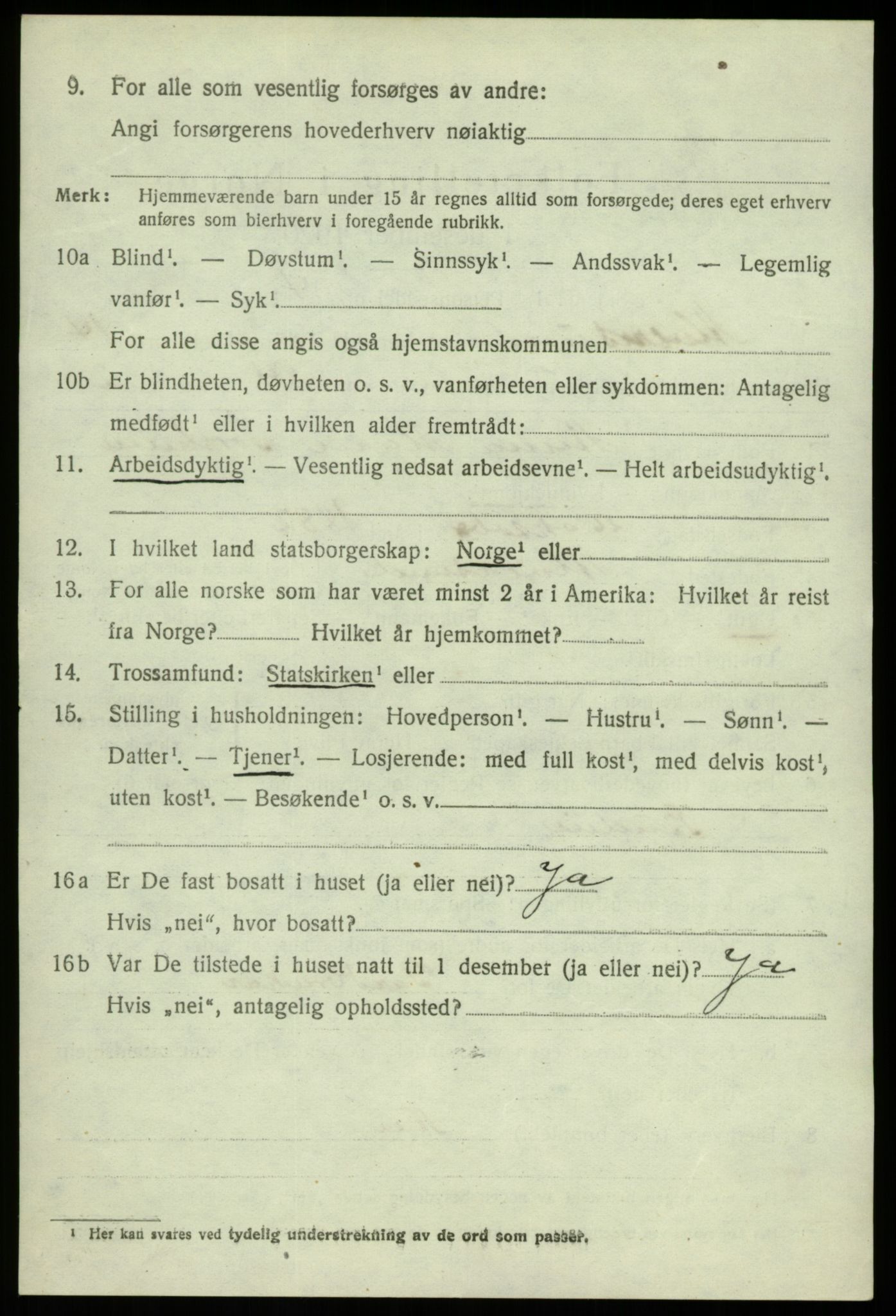 SAB, 1920 census for Alversund, 1920, p. 7675