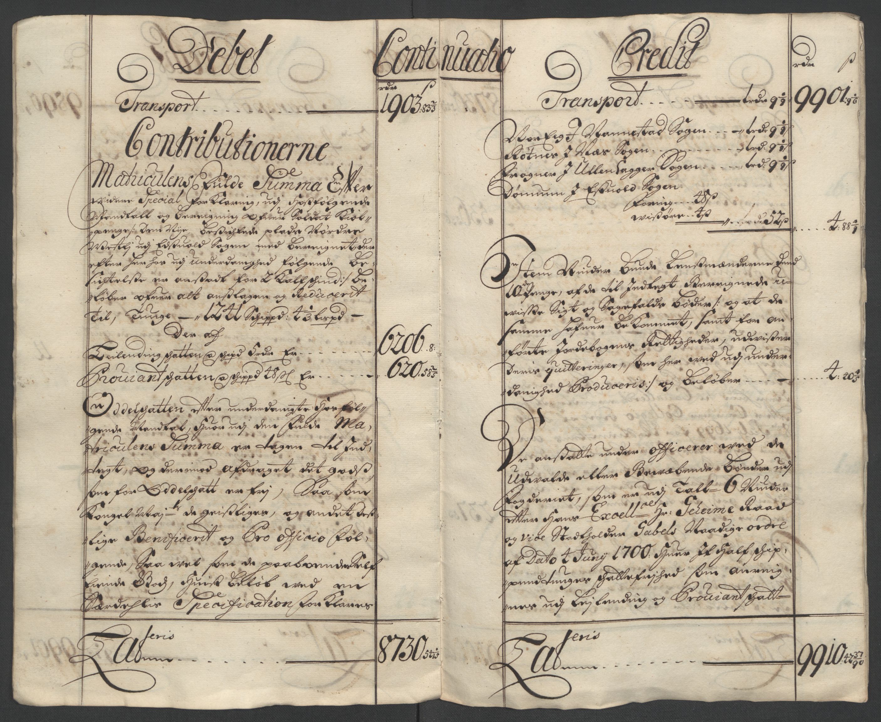 Rentekammeret inntil 1814, Reviderte regnskaper, Fogderegnskap, AV/RA-EA-4092/R12/L0713: Fogderegnskap Øvre Romerike, 1701, p. 11