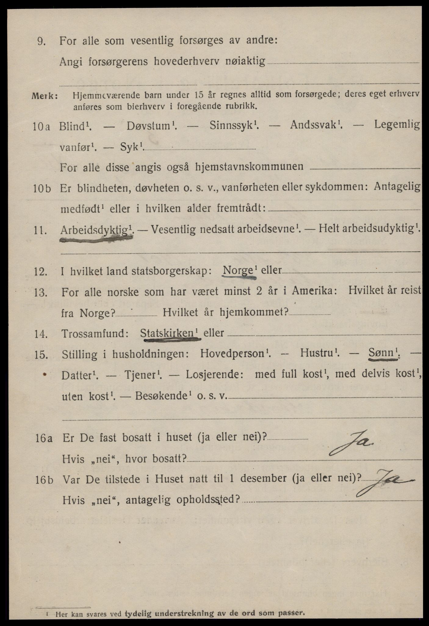 SAT, 1920 census for Ålesund, 1920, p. 19057