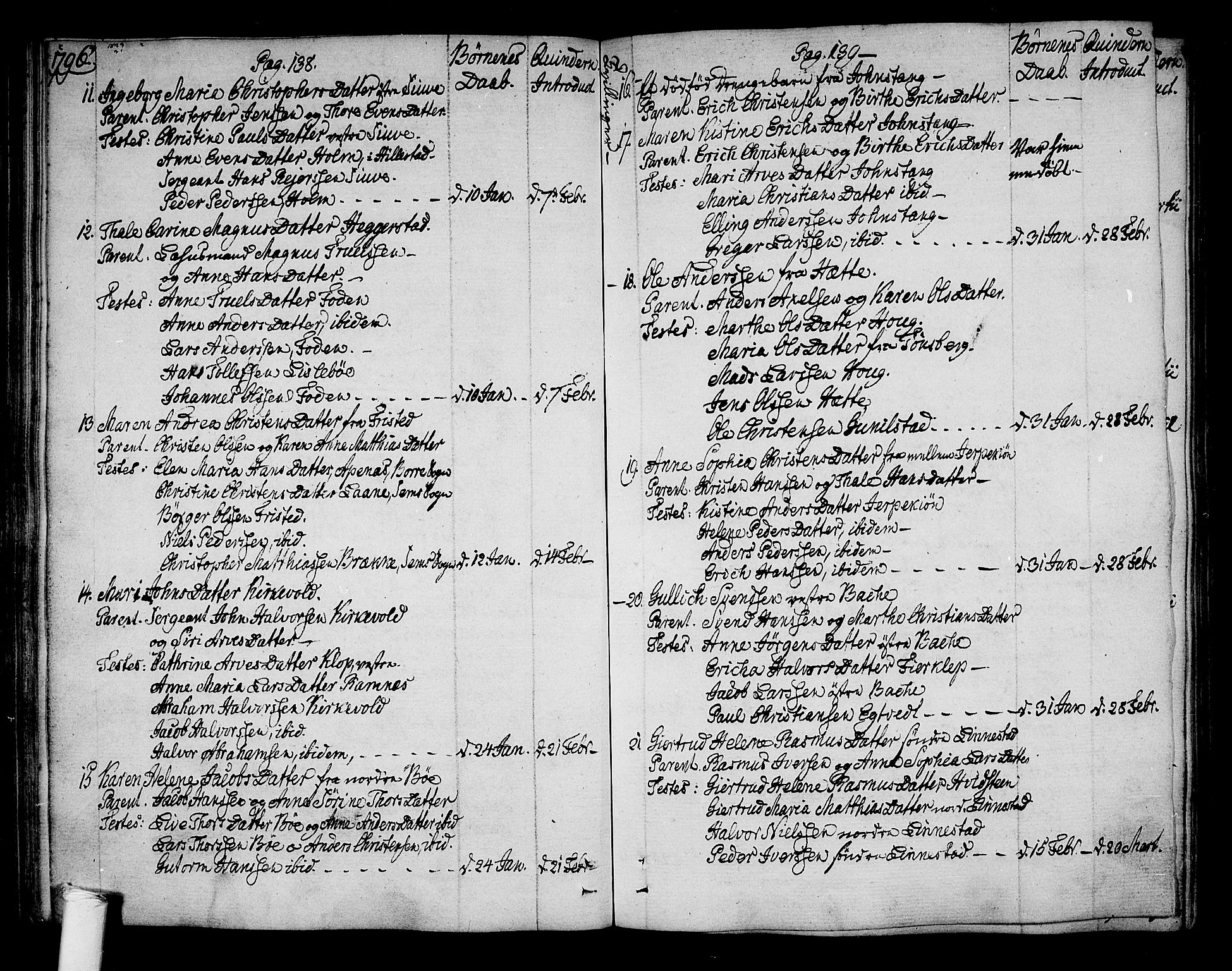 Ramnes kirkebøker, AV/SAKO-A-314/F/Fa/L0003: Parish register (official) no. I 3, 1790-1813, p. 138-139