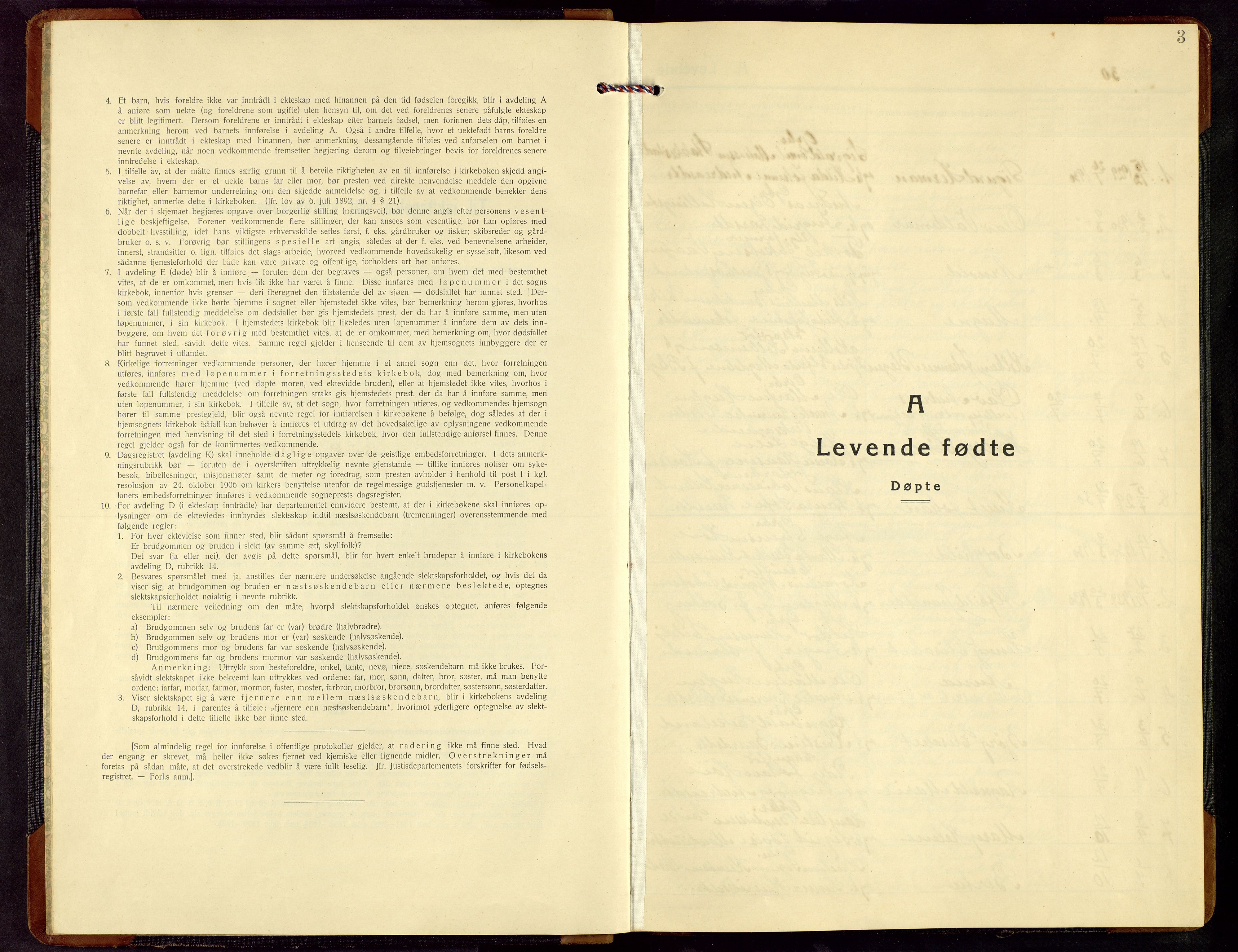 Avaldsnes sokneprestkontor, SAST/A -101851/H/Ha/Hab/L0012: Parish register (copy) no. B 12, 1930-1968, p. 3
