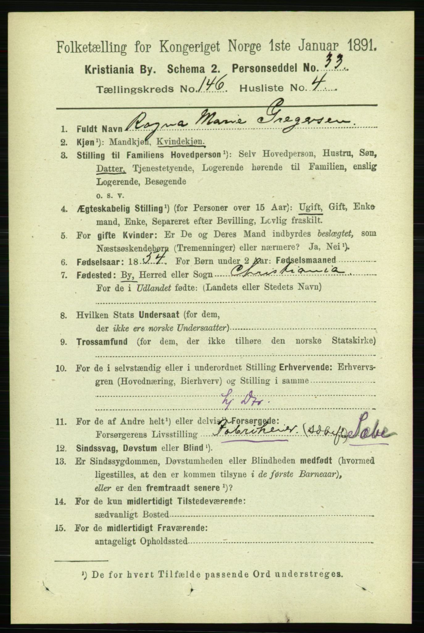 RA, 1891 census for 0301 Kristiania, 1891, p. 80728