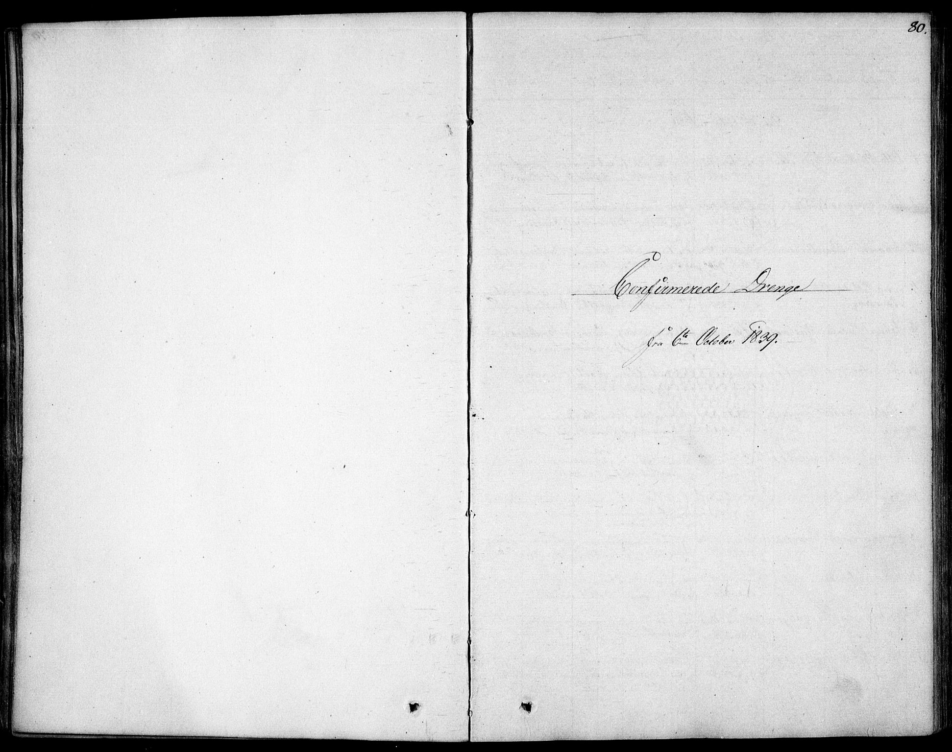 Garnisonsmenigheten Kirkebøker, AV/SAO-A-10846/F/Fa/L0007: Parish register (official) no. 7, 1828-1881, p. 80