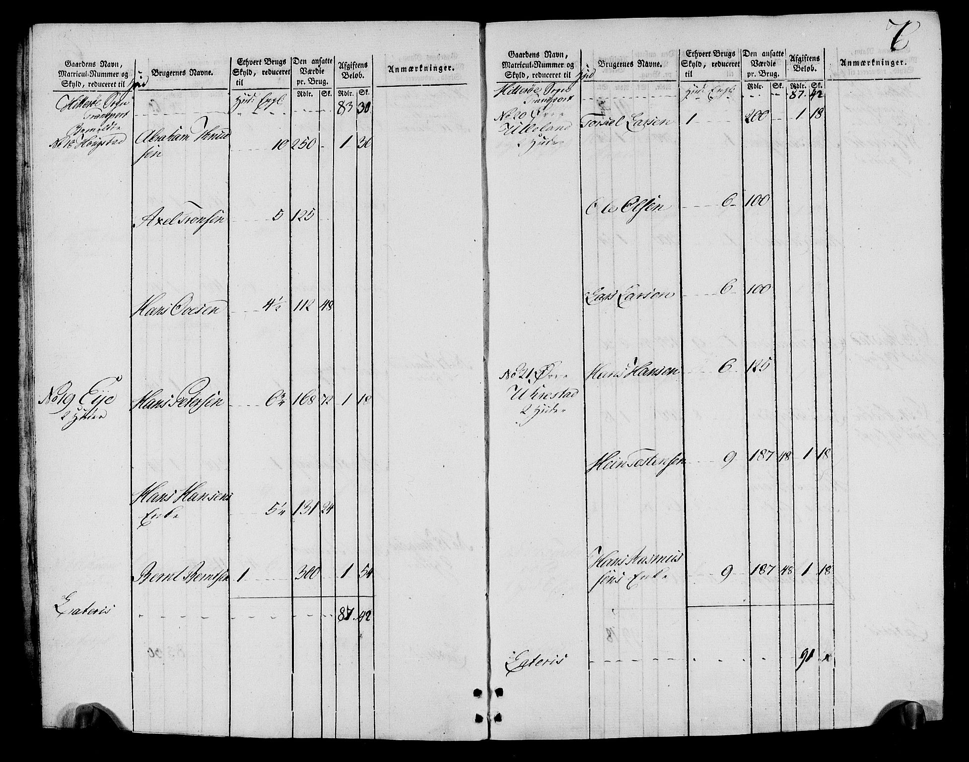 Rentekammeret inntil 1814, Realistisk ordnet avdeling, AV/RA-EA-4070/N/Ne/Nea/L0095: Lista fogderi. Oppebørselsregister, 1803-1804, p. 9