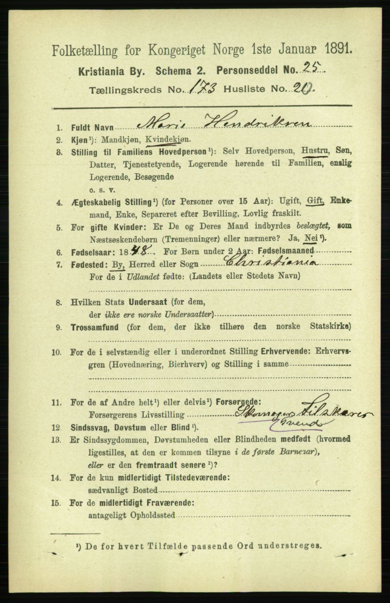 RA, 1891 census for 0301 Kristiania, 1891, p. 103778