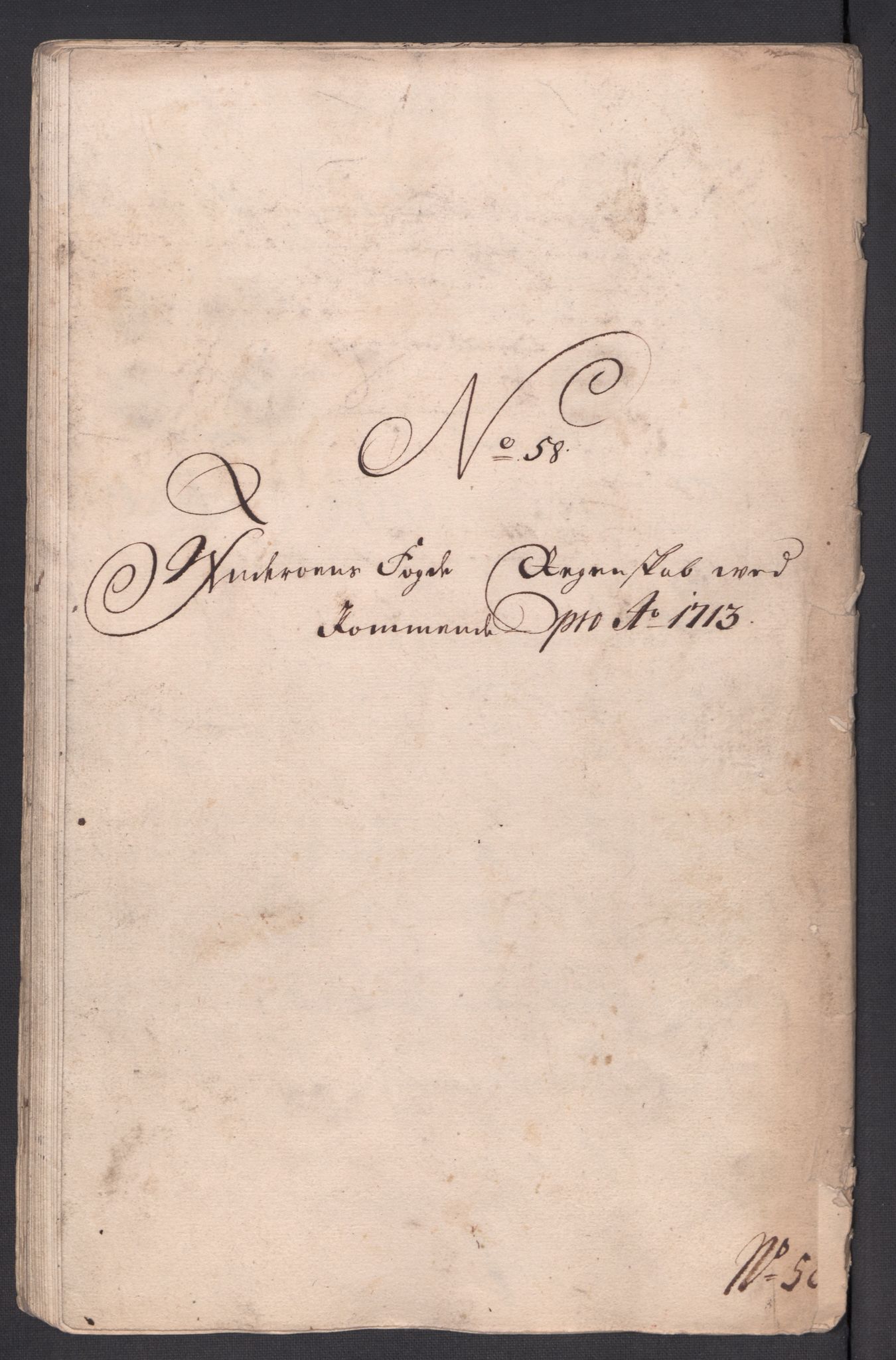 Rentekammeret inntil 1814, Reviderte regnskaper, Fogderegnskap, RA/EA-4092/R63/L4321: Fogderegnskap Inderøy, 1713, p. 433