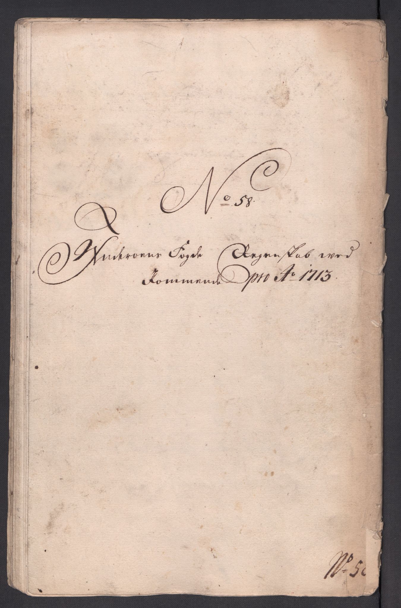 Rentekammeret inntil 1814, Reviderte regnskaper, Fogderegnskap, AV/RA-EA-4092/R63/L4321: Fogderegnskap Inderøy, 1713, p. 433