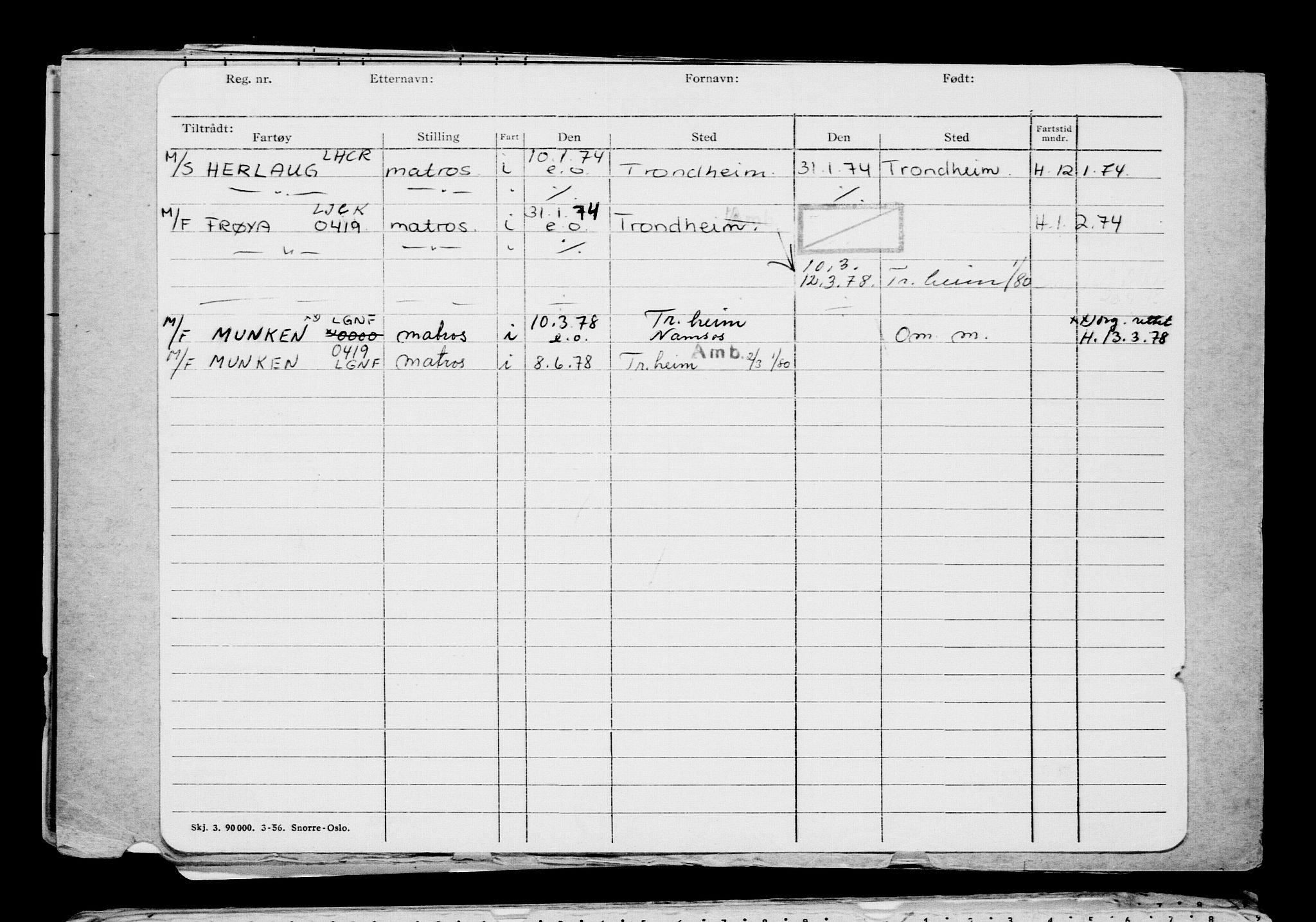 Direktoratet for sjømenn, RA/S-3545/G/Gb/L0213: Hovedkort, 1922, p. 260