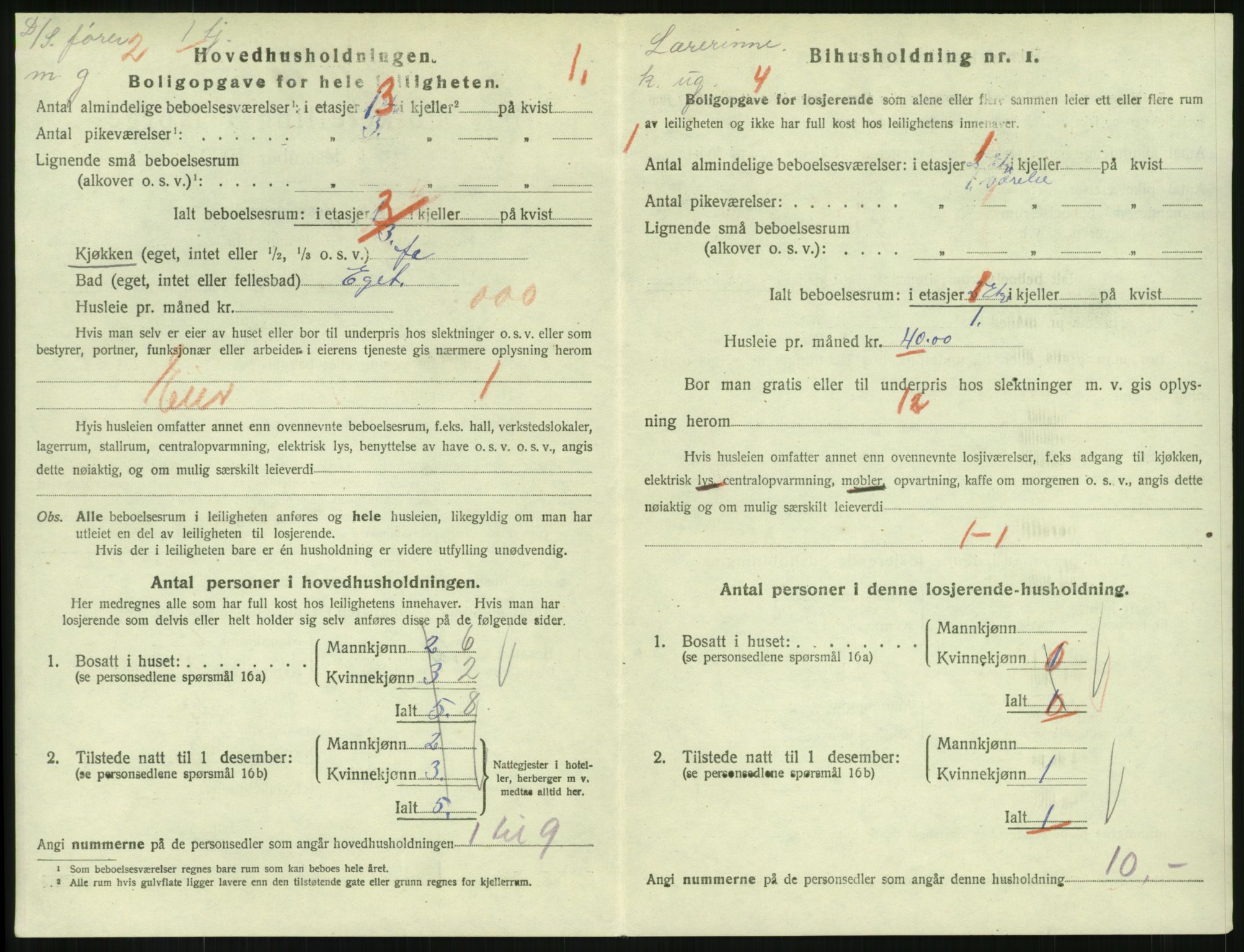 SAKO, 1920 census for Horten, 1920, p. 4538