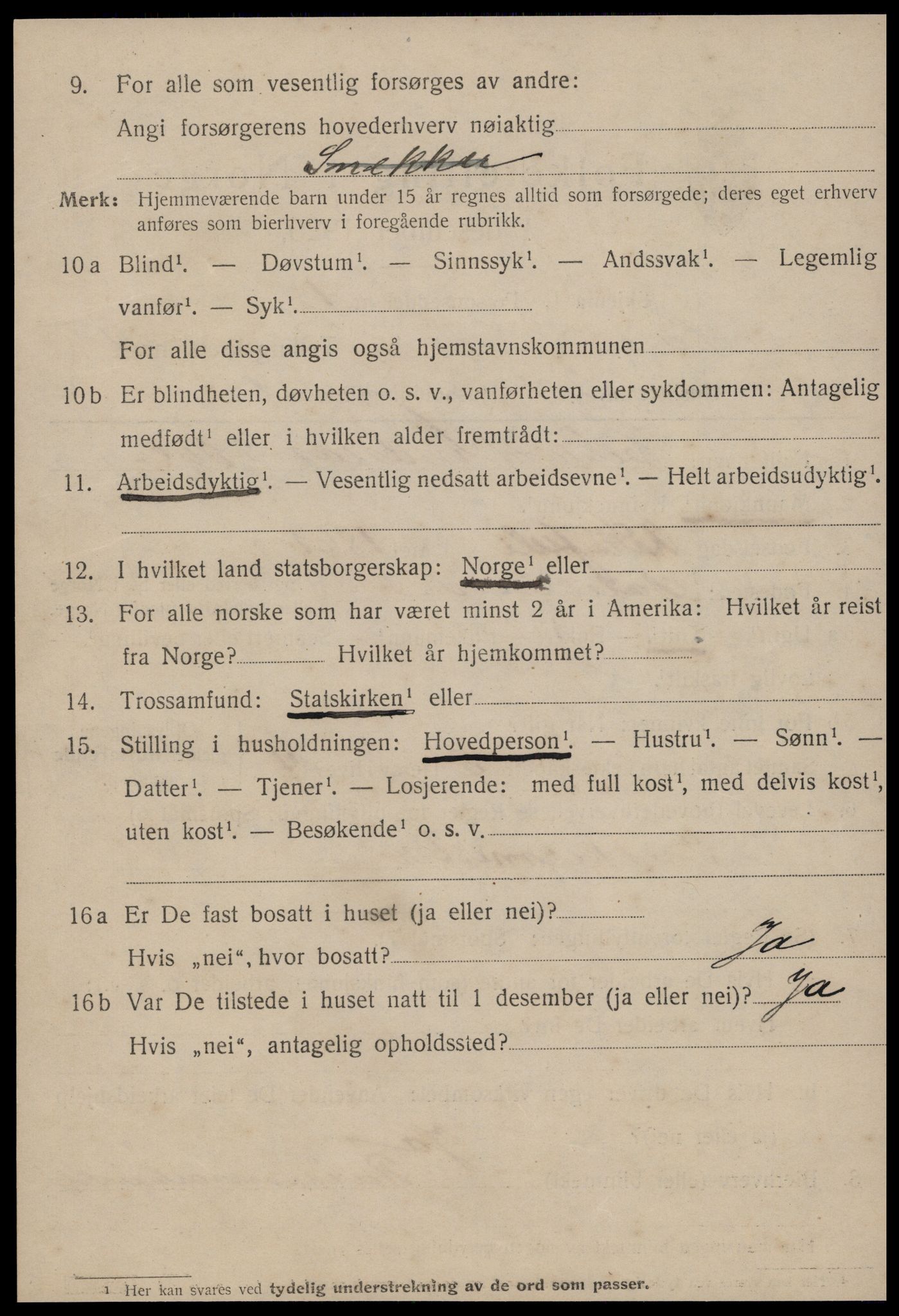 SAT, 1920 census for Ålesund, 1920, p. 19049