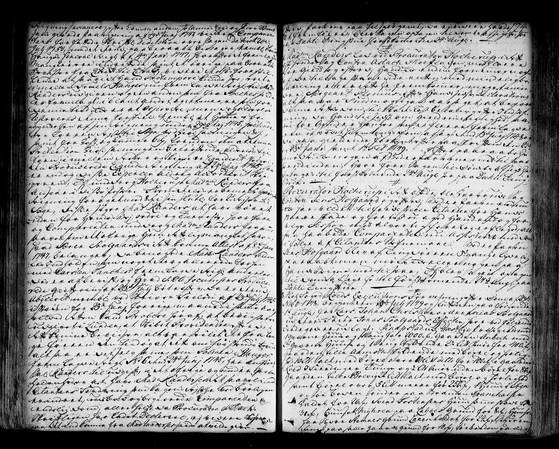 Follo sorenskriveri, SAO/A-10274/F/Fb/Fba/L0039: Tingbok, 1748-1755, p. 123b-124a