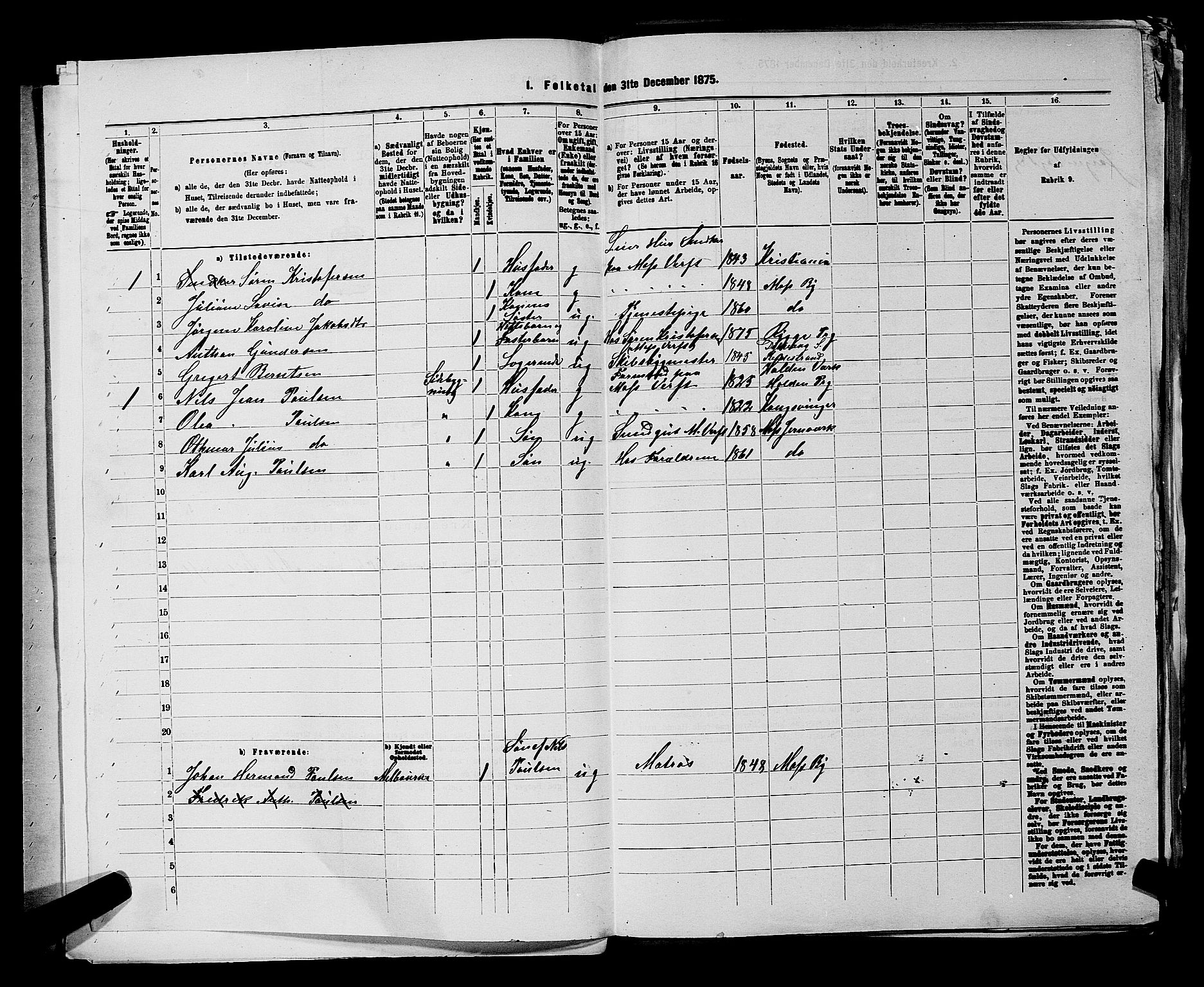 RA, 1875 census for 0194L Moss/Moss, 1875, p. 27