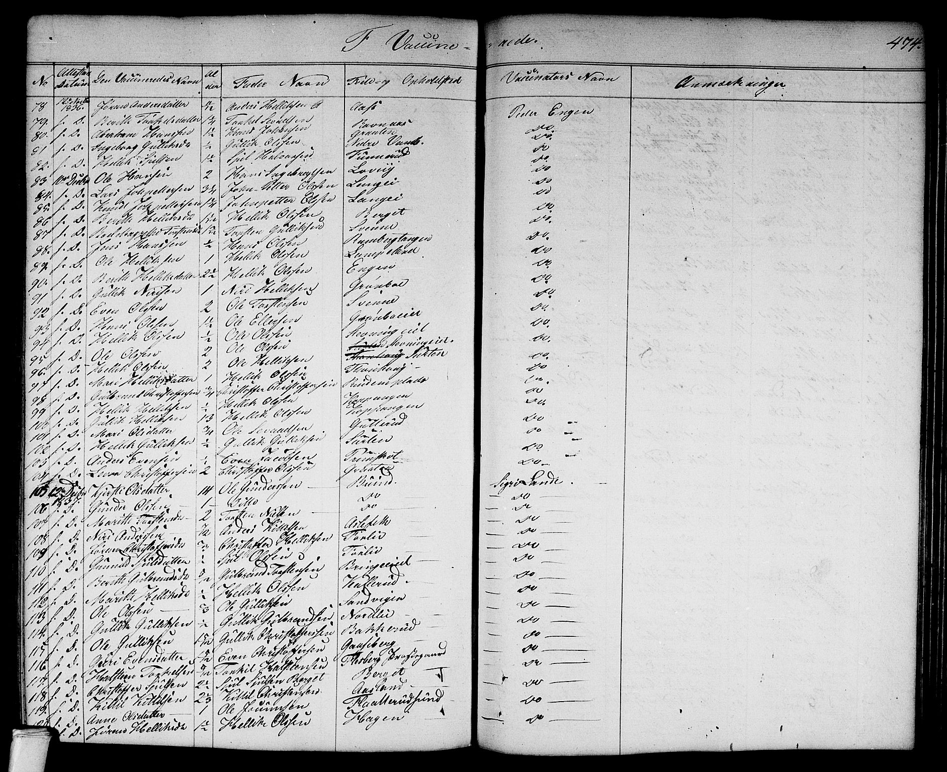 Flesberg kirkebøker, SAKO/A-18/G/Ga/L0002: Parish register (copy) no. I 2, 1834-1860, p. 474