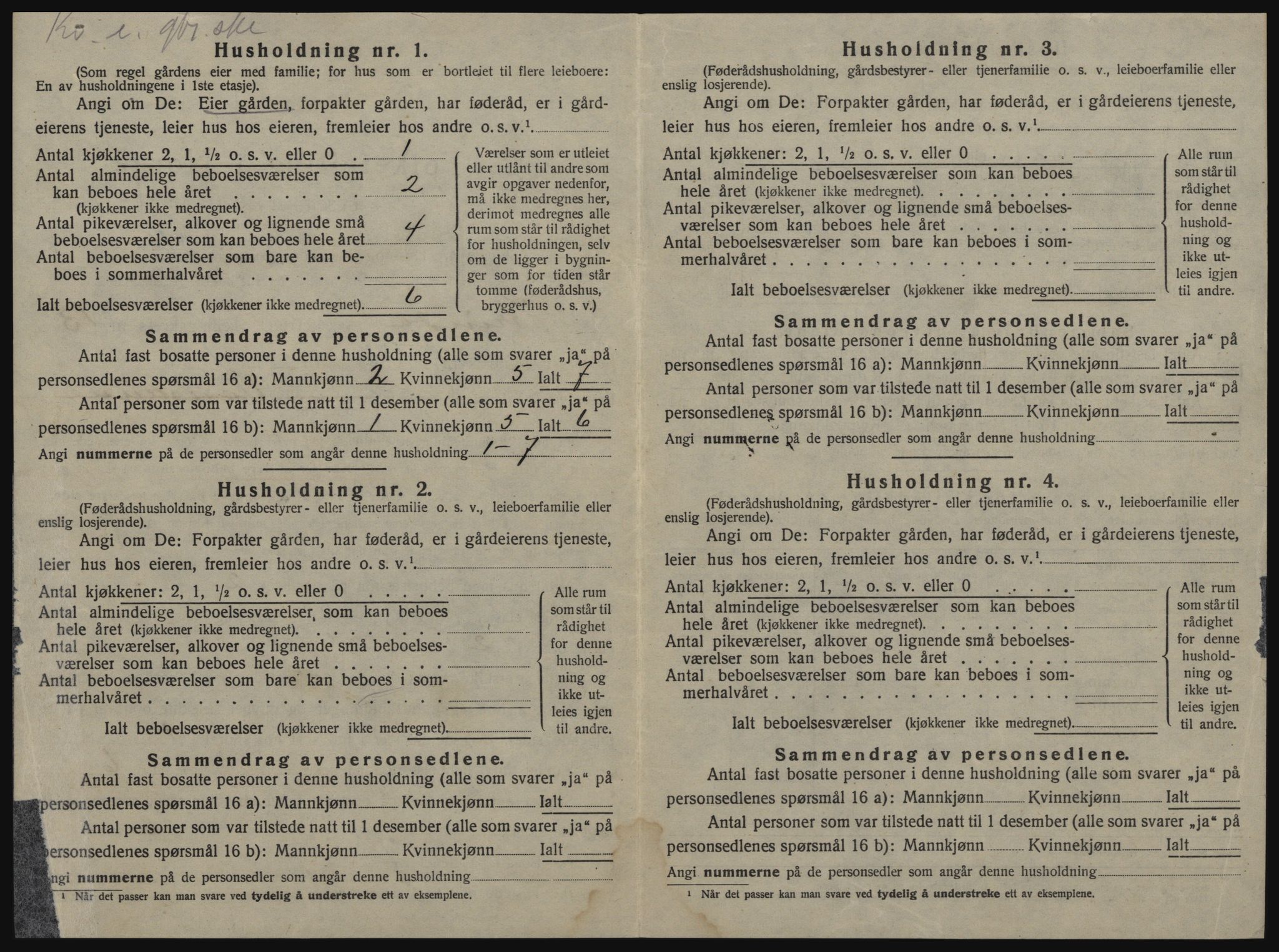 SAT, 1920 census for Strinda, 1920, p. 2913