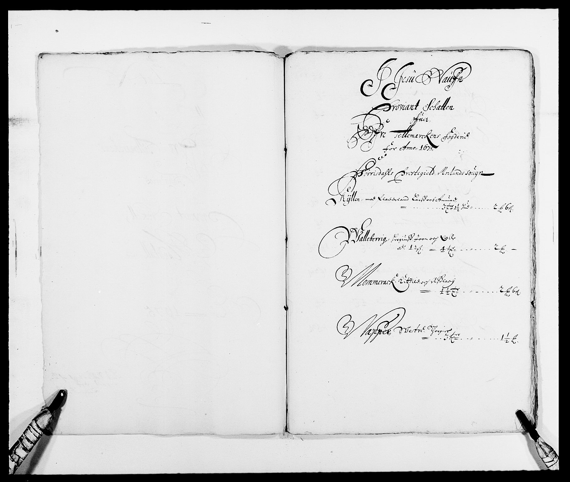 Rentekammeret inntil 1814, Reviderte regnskaper, Fogderegnskap, RA/EA-4092/R35/L2064: Fogderegnskap Øvre og Nedre Telemark, 1675, p. 40