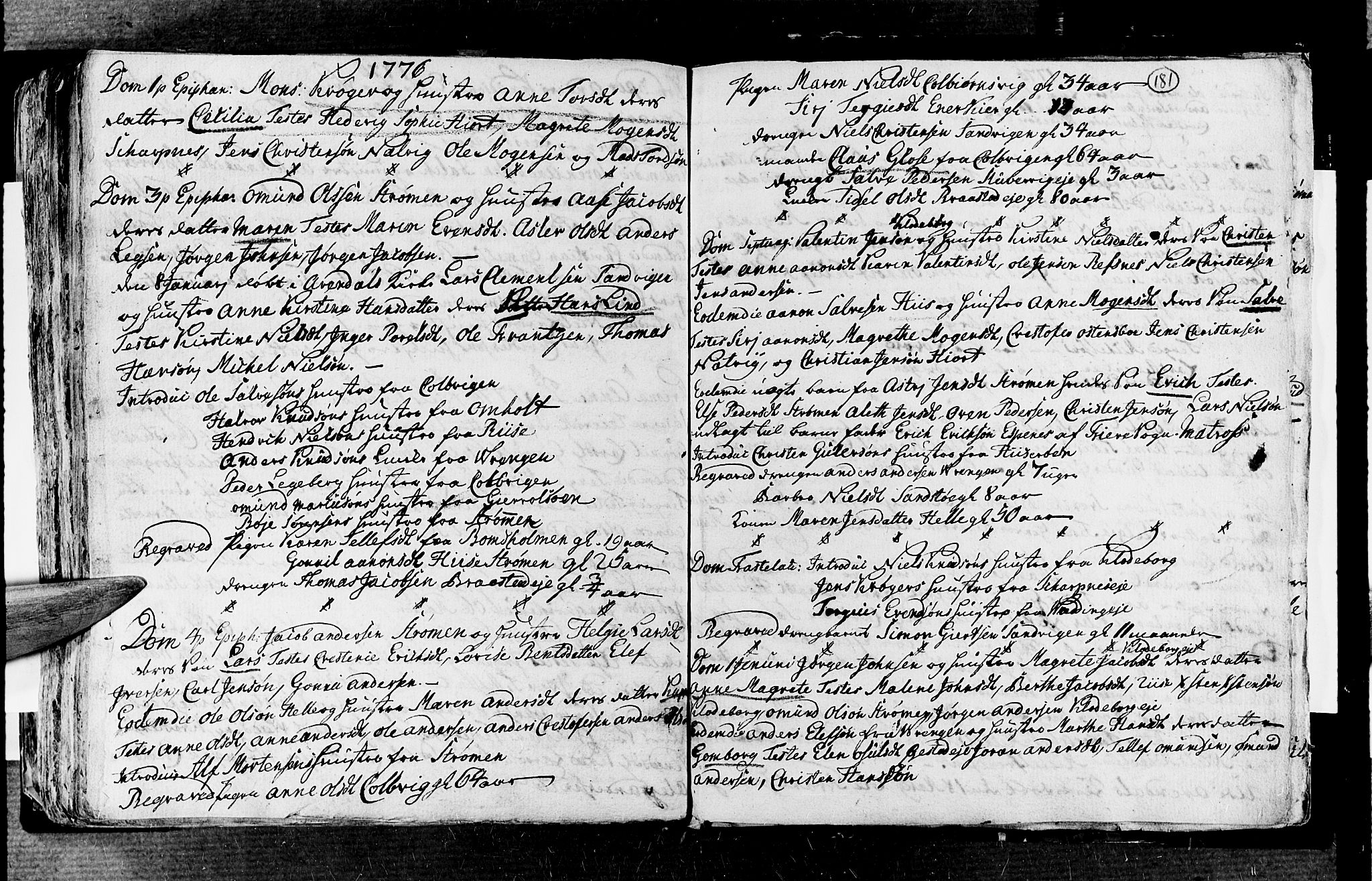 Øyestad sokneprestkontor, AV/SAK-1111-0049/F/Fa/L0006: Parish register (official) no. A 6, 1758-1776, p. 181