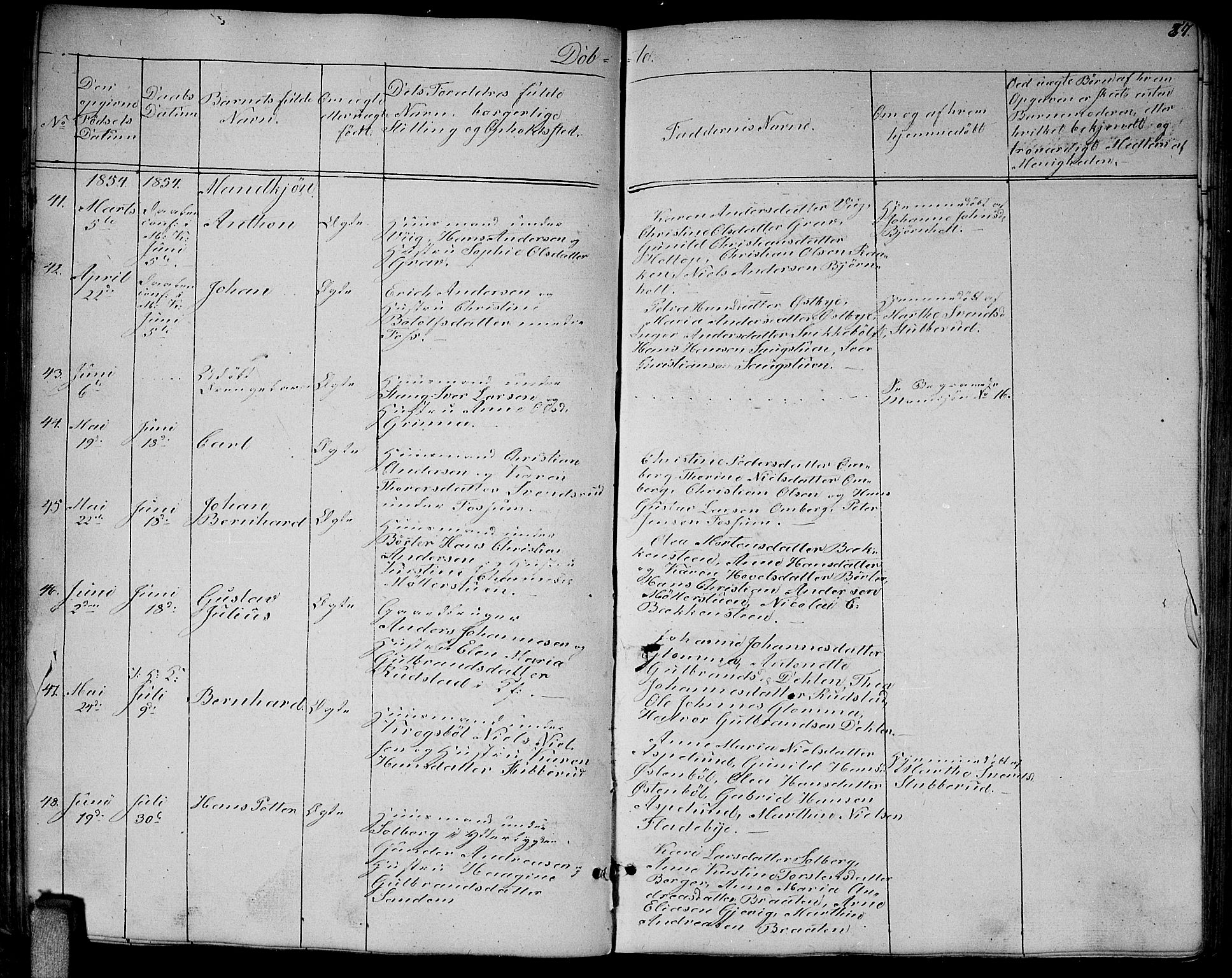 Enebakk prestekontor Kirkebøker, AV/SAO-A-10171c/G/Ga/L0004: Parish register (copy) no. I 4, 1850-1866, p. 87