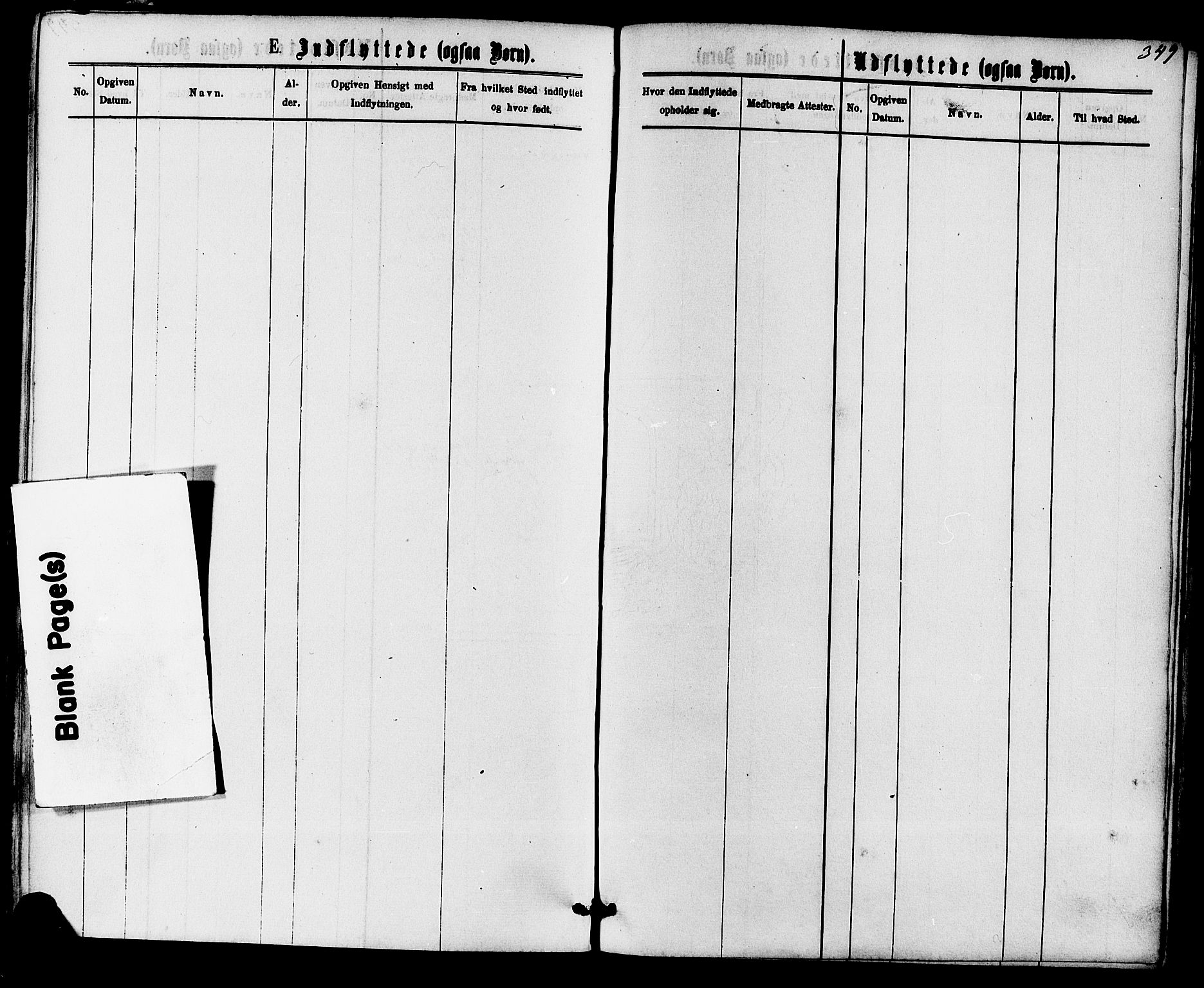 Skåtøy kirkebøker, SAKO/A-304/F/Fa/L0001: Parish register (official) no. I 1, 1874-1883, p. 349