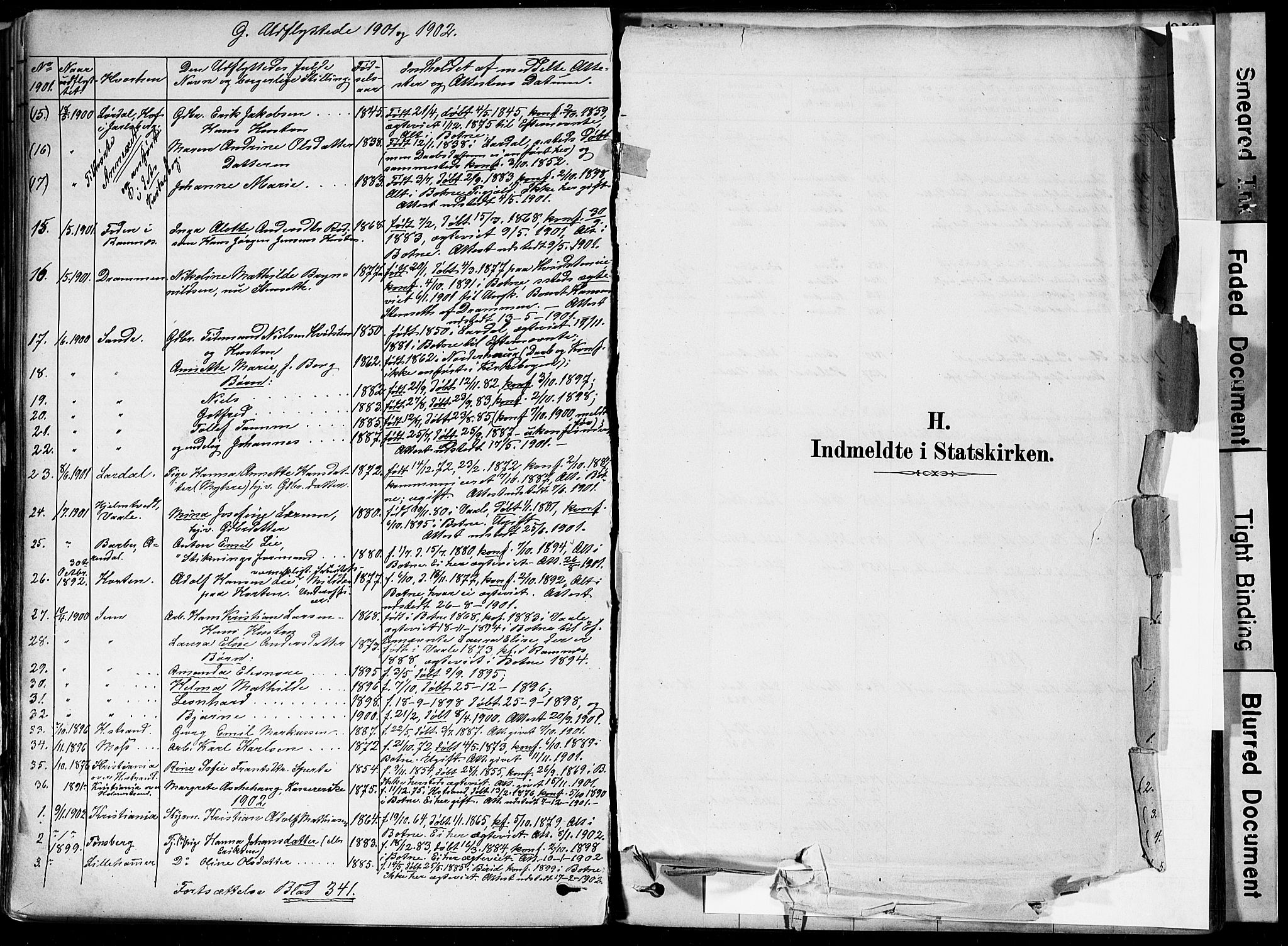 Botne kirkebøker, SAKO/A-340/F/Fa/L0007: Parish register (official) no. I 7, 1878-1910