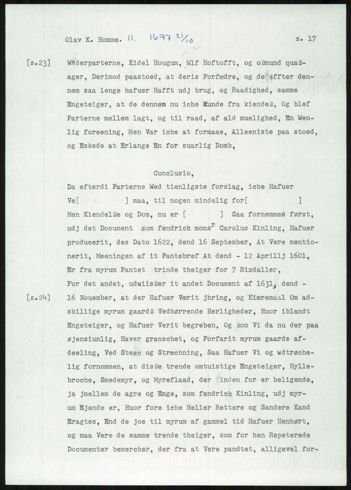 Samlinger til kildeutgivelse, Diplomavskriftsamlingen, AV/RA-EA-4053/H/Ha, p. 2514