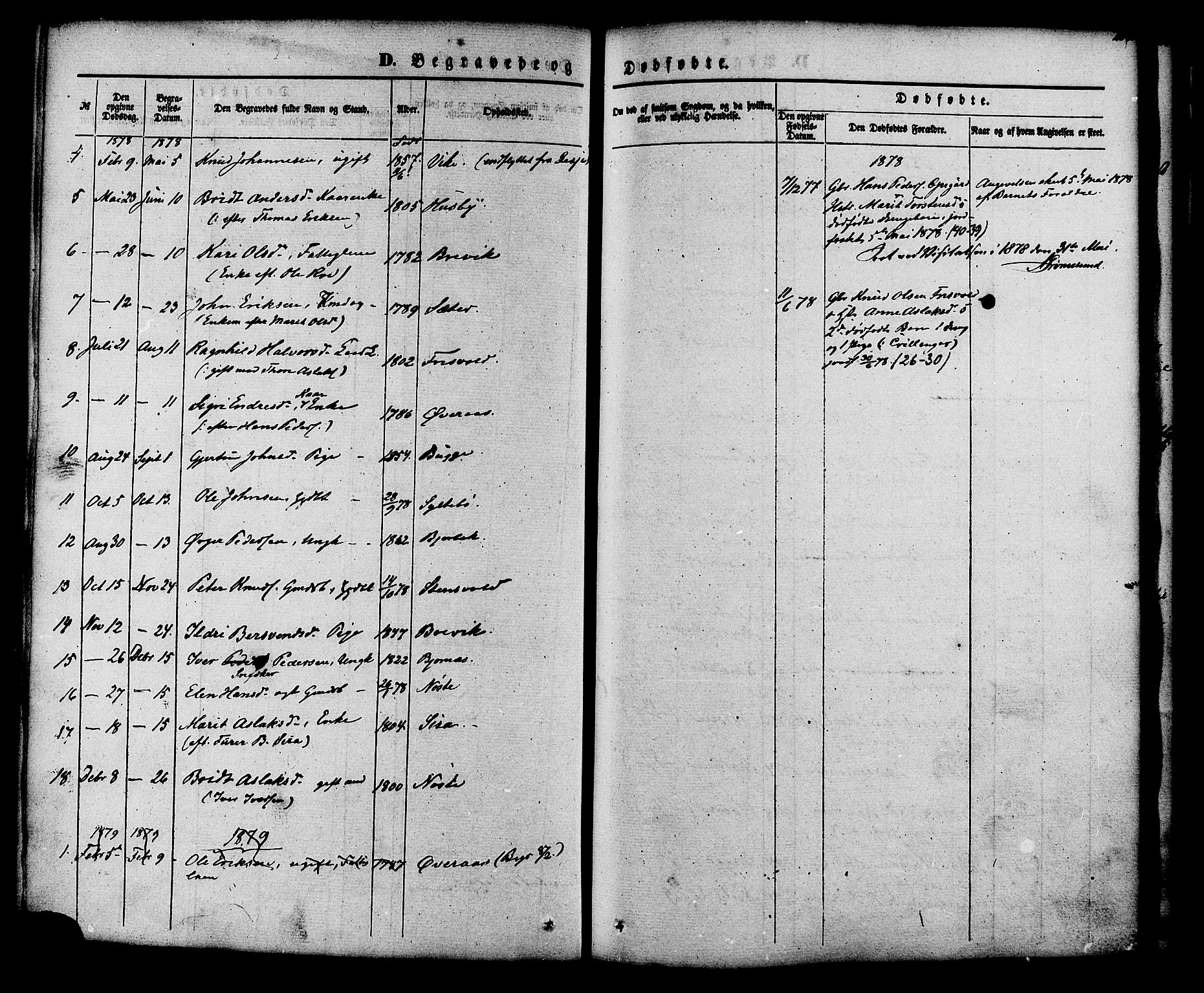 Ministerialprotokoller, klokkerbøker og fødselsregistre - Møre og Romsdal, AV/SAT-A-1454/552/L0637: Parish register (official) no. 552A01, 1845-1879, p. 264