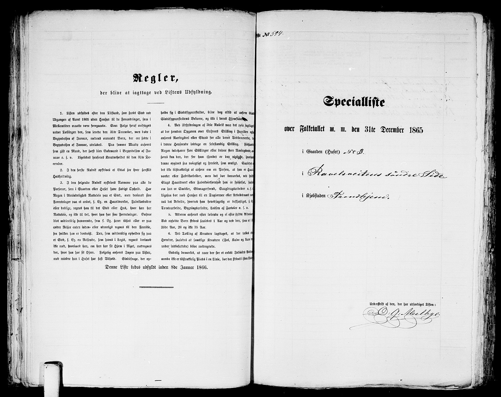 RA, 1865 census for Trondheim, 1865, p. 1236