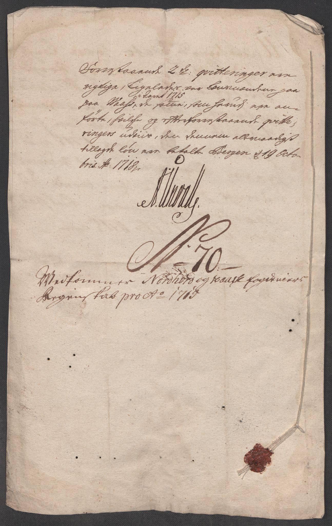 Rentekammeret inntil 1814, Reviderte regnskaper, Fogderegnskap, AV/RA-EA-4092/R51/L3198: Fogderegnskap Nordhordland og Voss, 1715, p. 326