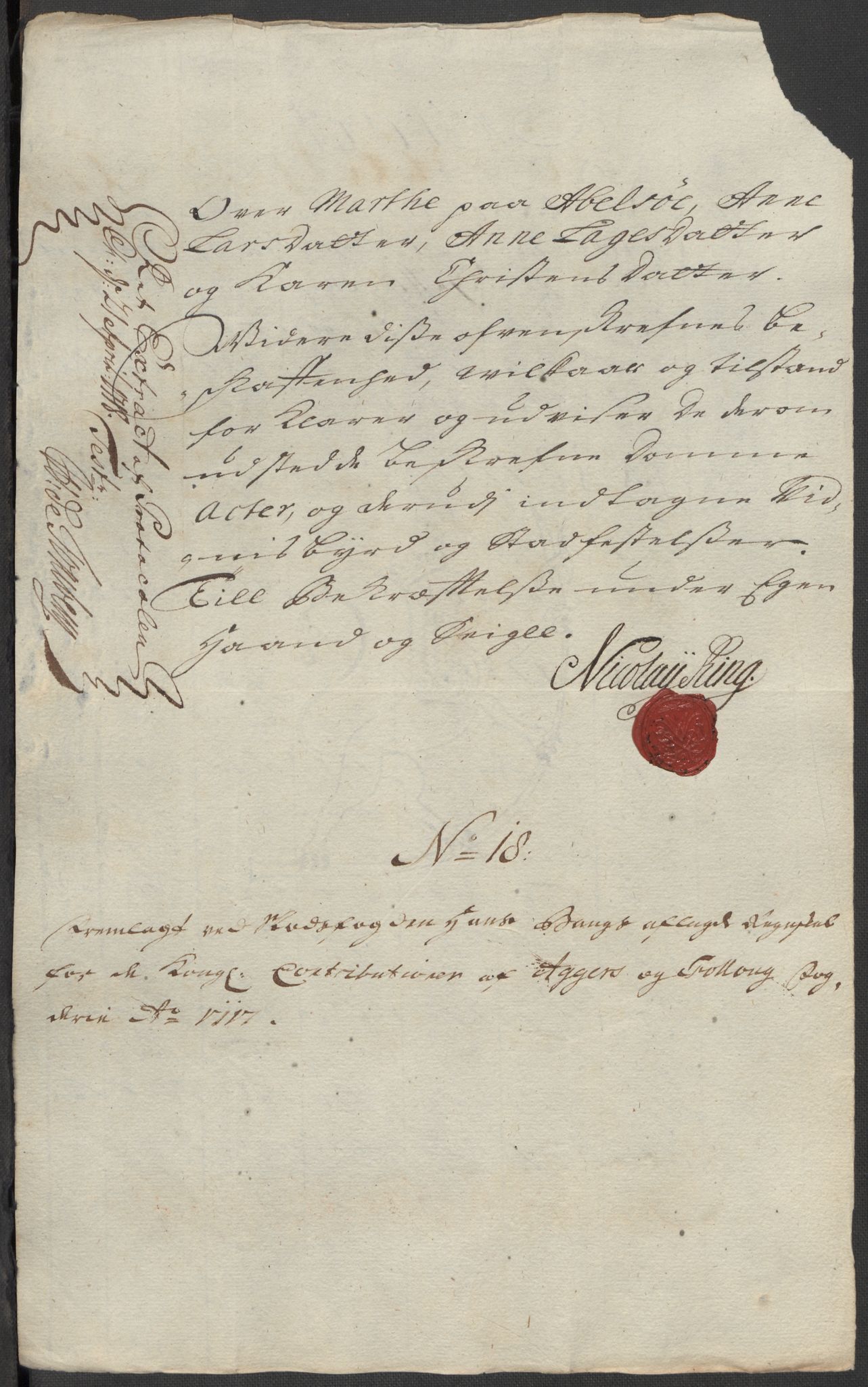 Rentekammeret inntil 1814, Reviderte regnskaper, Fogderegnskap, AV/RA-EA-4092/R10/L0455: Fogderegnskap Aker og Follo, 1717, p. 242