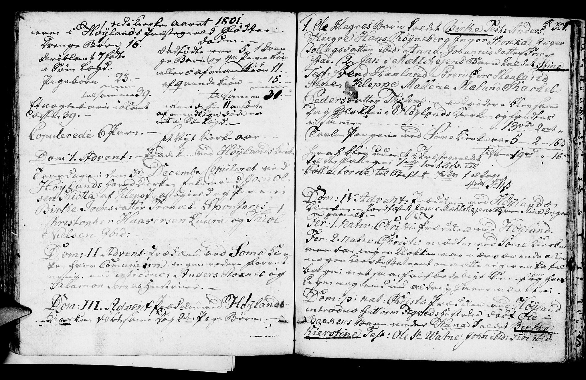 Høyland sokneprestkontor, SAST/A-101799/001/30BA/L0004: Parish register (official) no. A 4, 1784-1803, p. 301