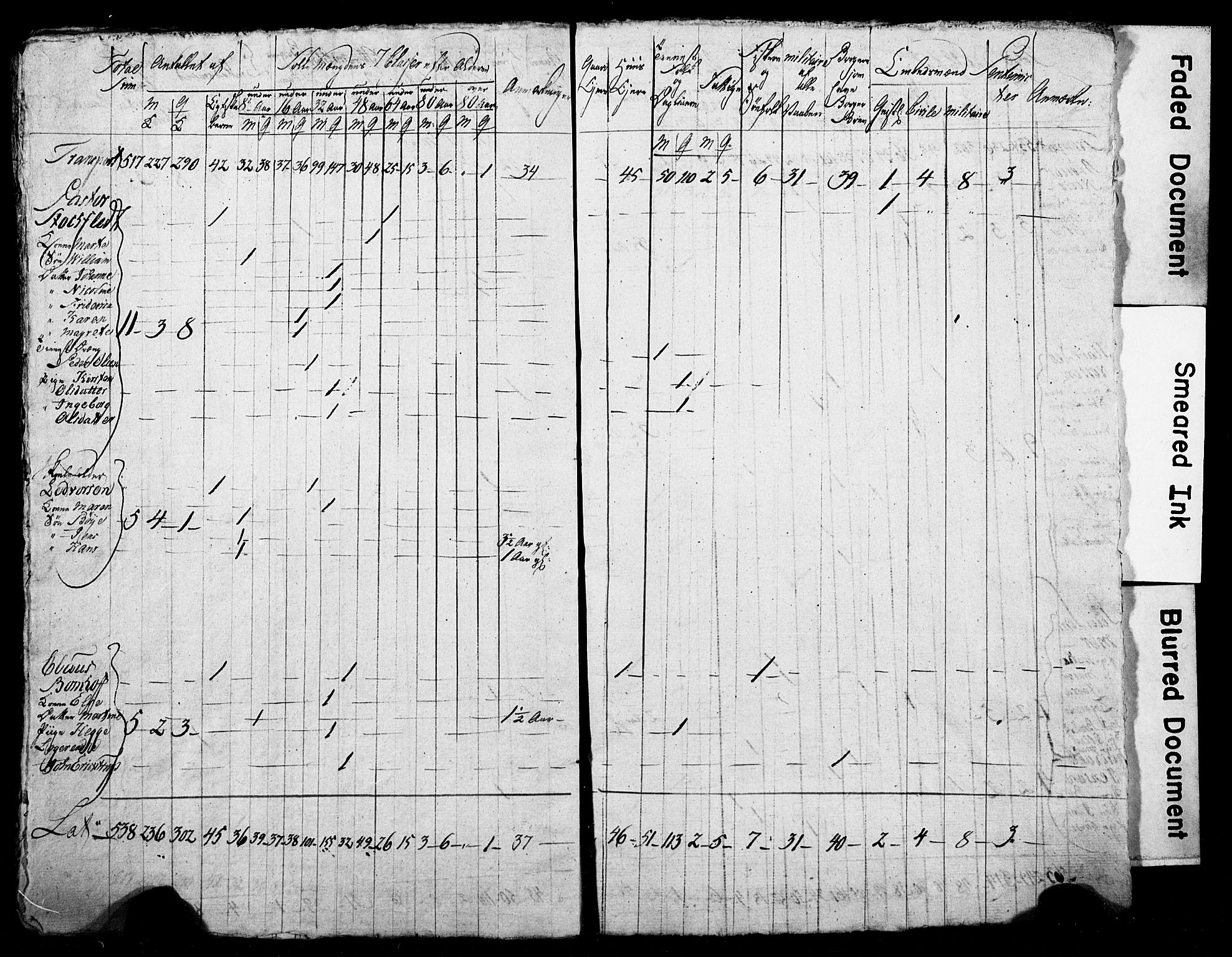 LOK, Census 1815 for Skien, 1815, p. 22