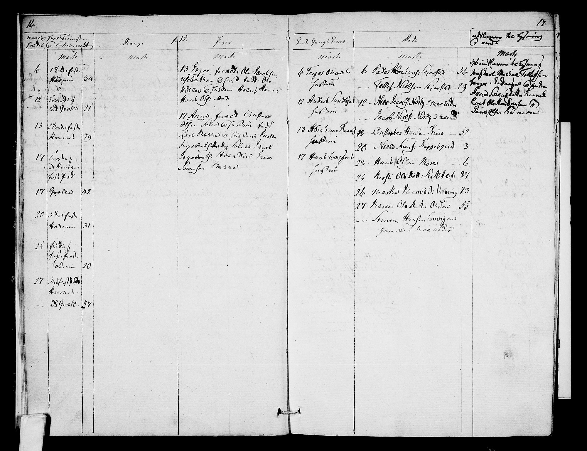 Hedrum kirkebøker, AV/SAKO-A-344/F/Fa/L0003: Parish register (official) no. I 3, 1807-1816, p. 16-17