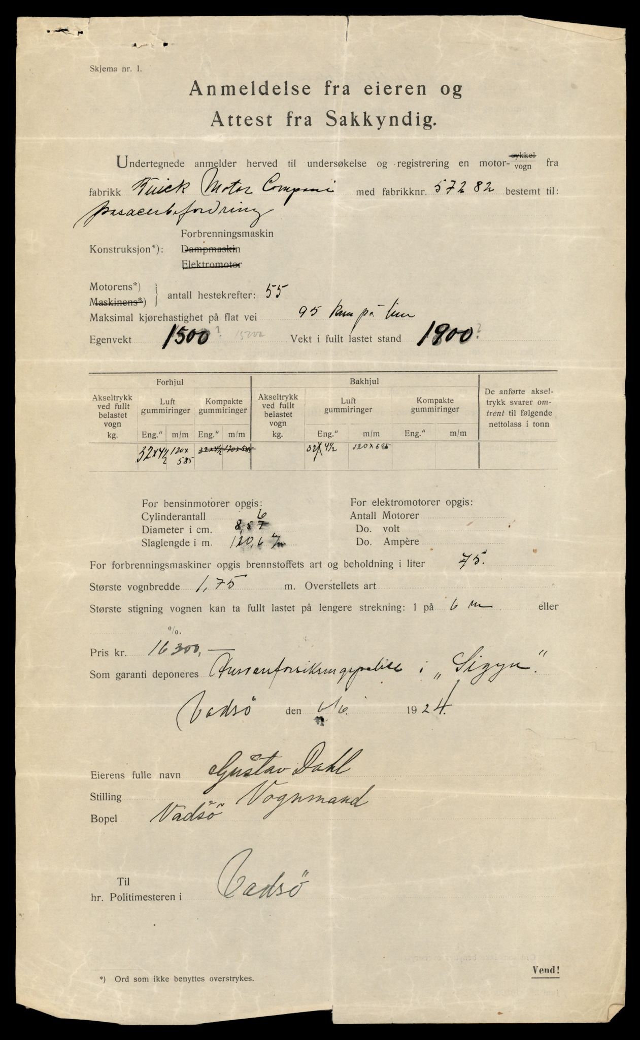 Møre og Romsdal vegkontor - Ålesund trafikkstasjon, AV/SAT-A-4099/F/Fe/L0005: Registreringskort for kjøretøy T 443 - T 546, 1927-1998, p. 367