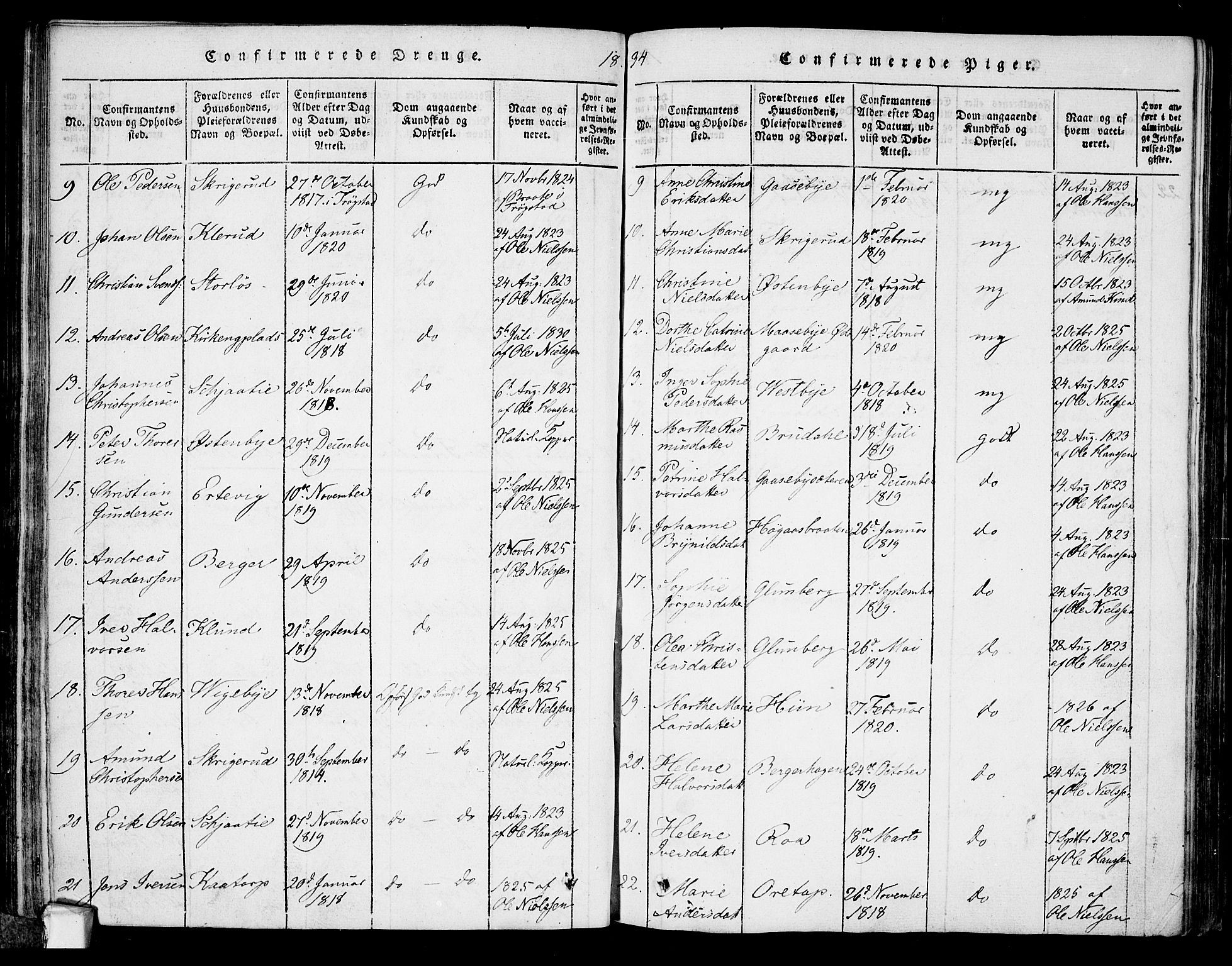 Rødenes prestekontor Kirkebøker, AV/SAO-A-2005/F/Fa/L0004: Parish register (official) no. I 4, 1814-1838, p. 28