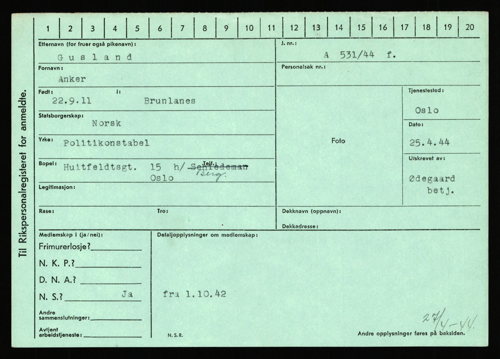 Statspolitiet - Hovedkontoret / Osloavdelingen, AV/RA-S-1329/C/Ca/L0005: Furali - Hamula, 1943-1945, p. 3208