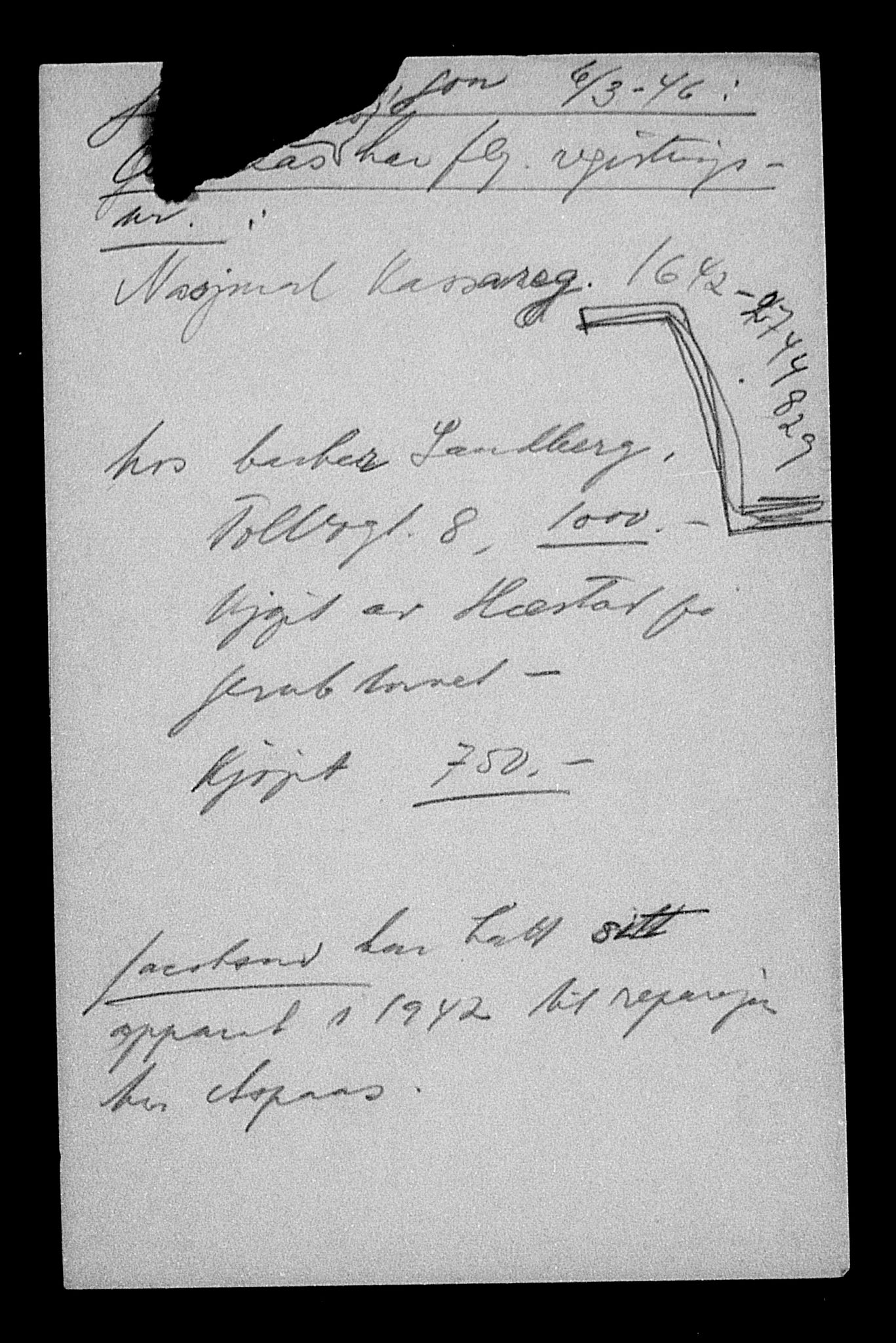 Justisdepartementet, Tilbakeføringskontoret for inndratte formuer, AV/RA-S-1564/H/Hc/Hcc/L0948: --, 1945-1947, p. 51