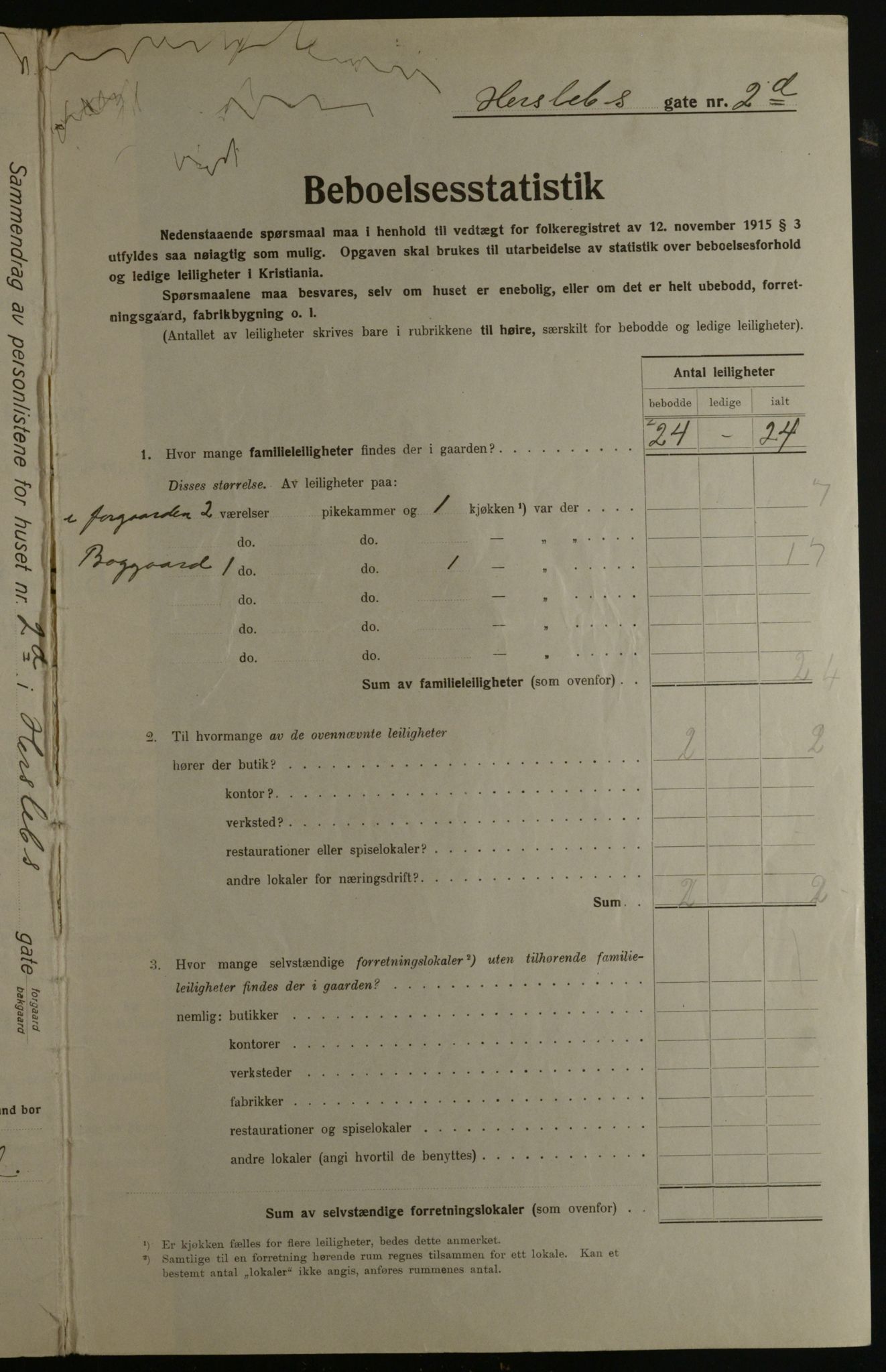 OBA, Municipal Census 1923 for Kristiania, 1923, p. 43820