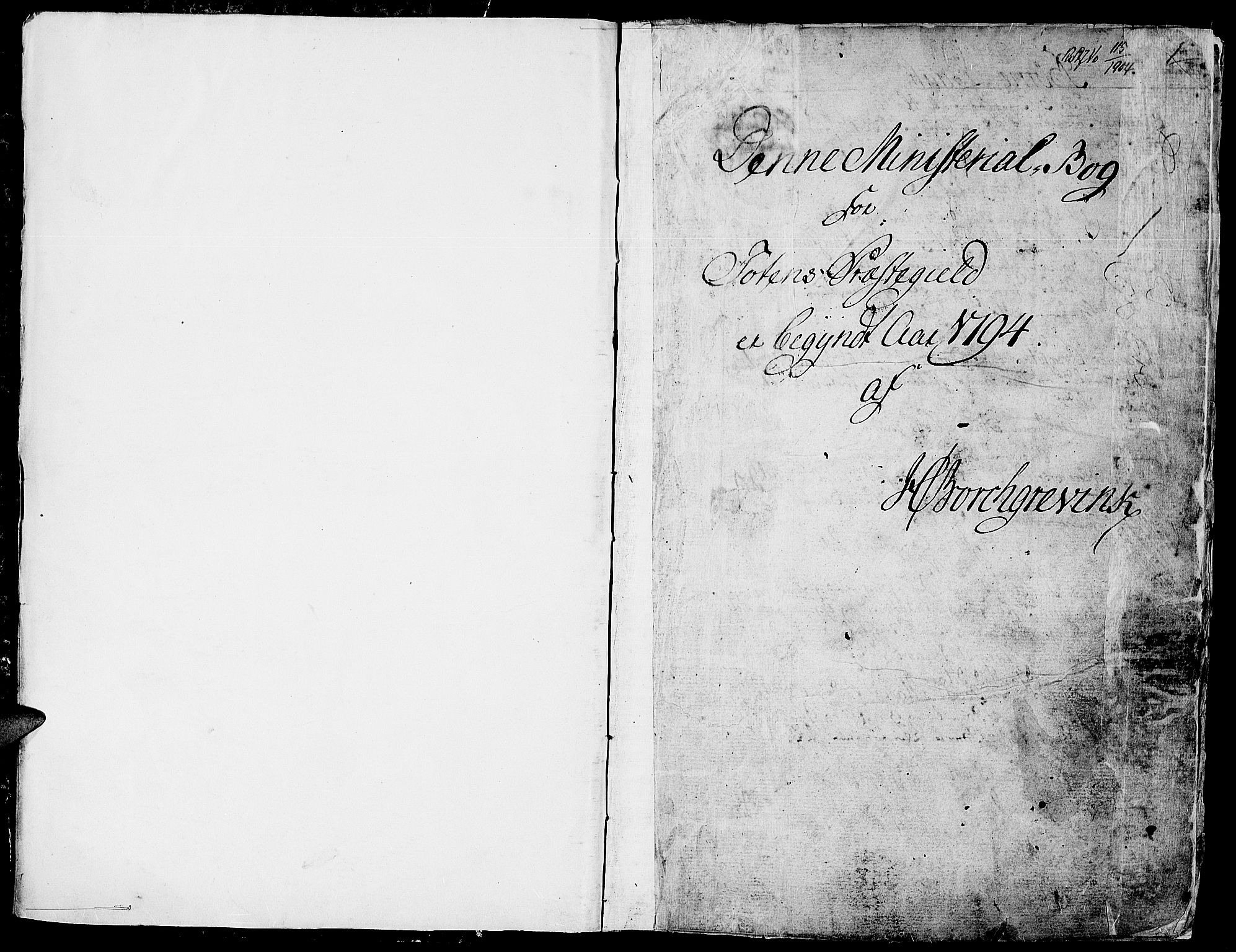 Toten prestekontor, AV/SAH-PREST-102/H/Ha/Haa/L0007: Parish register (official) no. 7, 1794-1809, p. 1