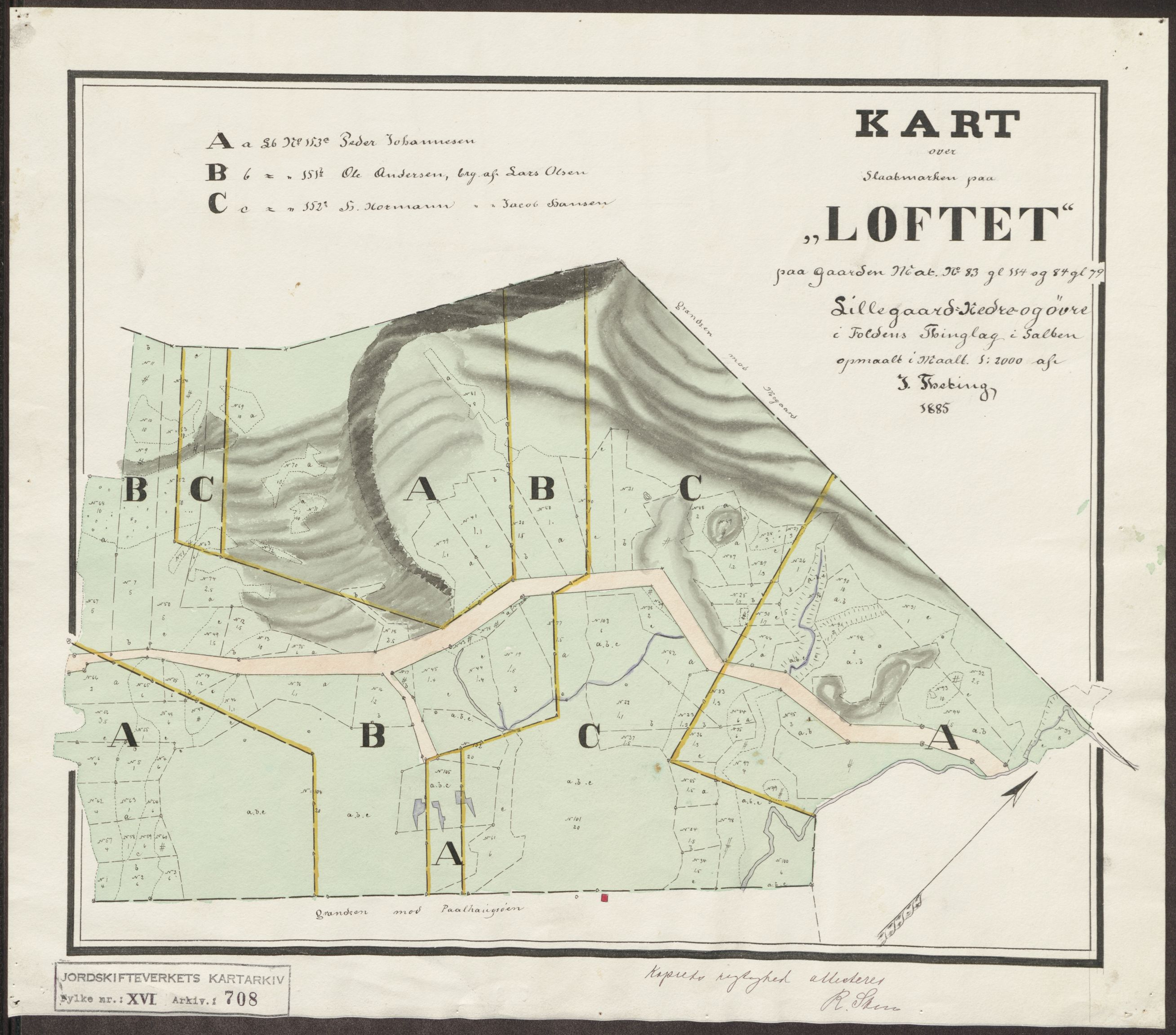 Jordskifteverkets kartarkiv, AV/RA-S-3929/T, 1859-1988, p. 839