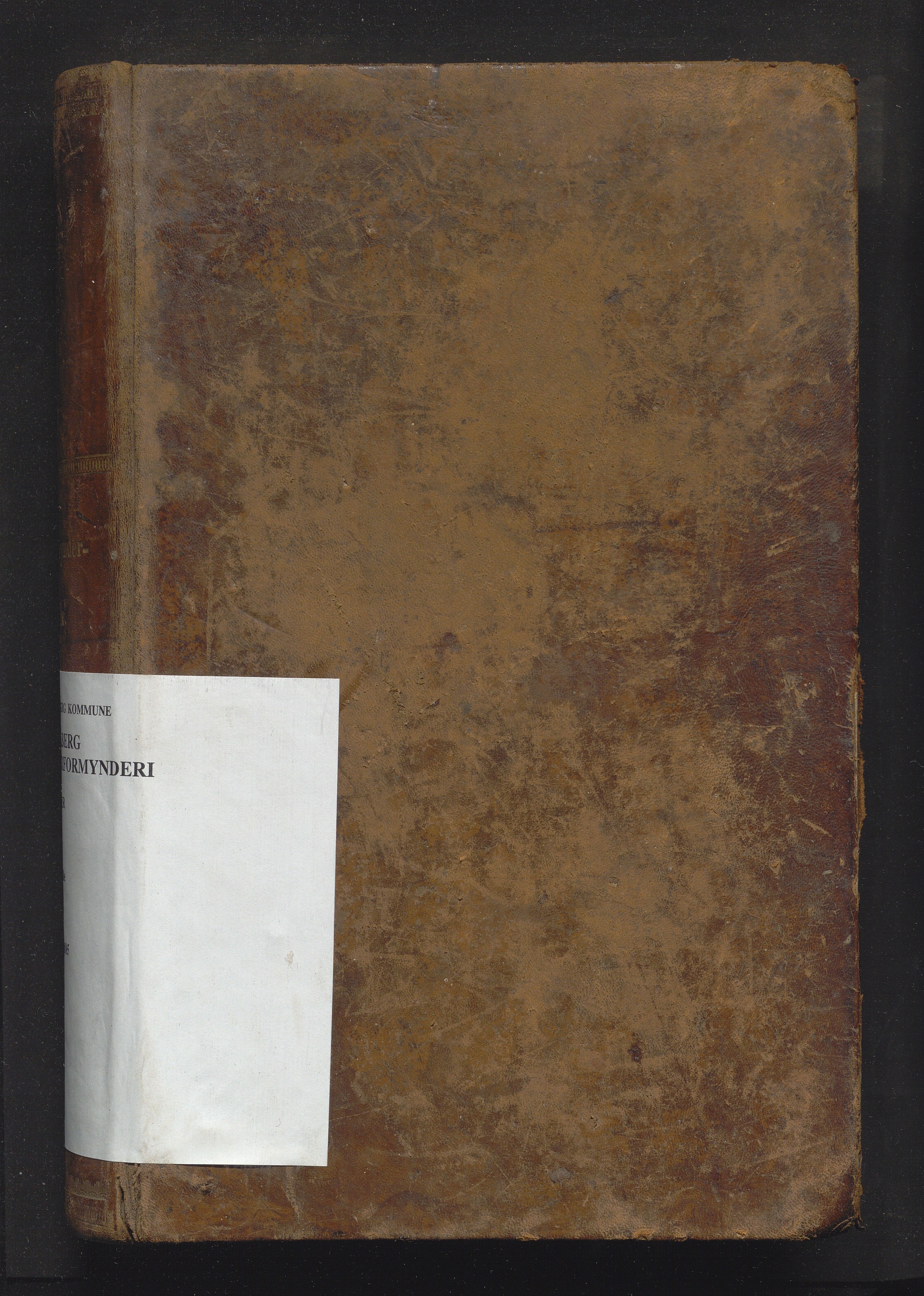 Fjelberg kommune. Overformynderiet, IKAH/1213-812/F/Fa/L0001: Stor overformyndarrulle for Fjelberg overformynderi, 1858-1885