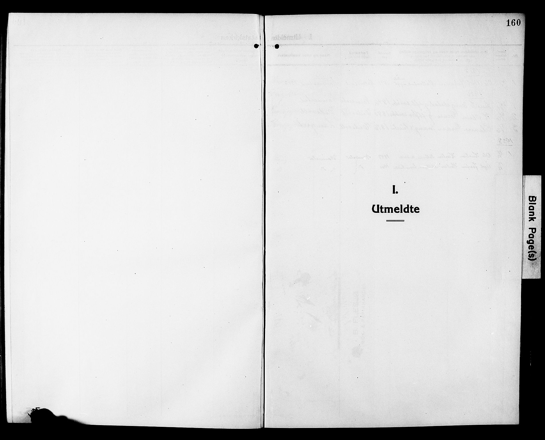 Nannestad prestekontor Kirkebøker, SAO/A-10414a/G/Ga/L0003: Parish register (copy) no. I 3, 1914-1929, p. 160