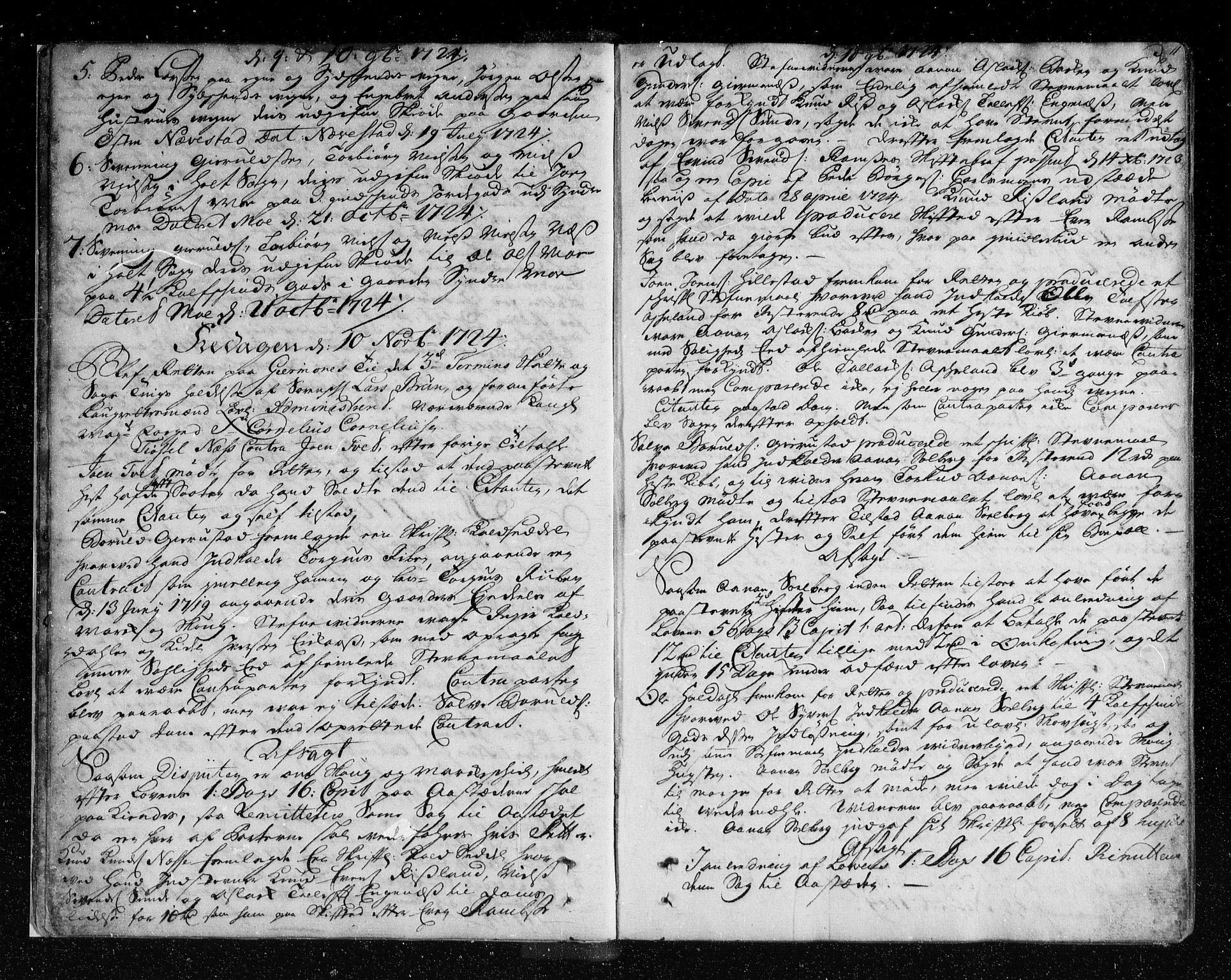 Østre Råbyggelag sorenskriveri, AV/SAK-1221-0016/F/Fa/L0010: Tingbok nr 9, 1724-1729, p. 10b-11a