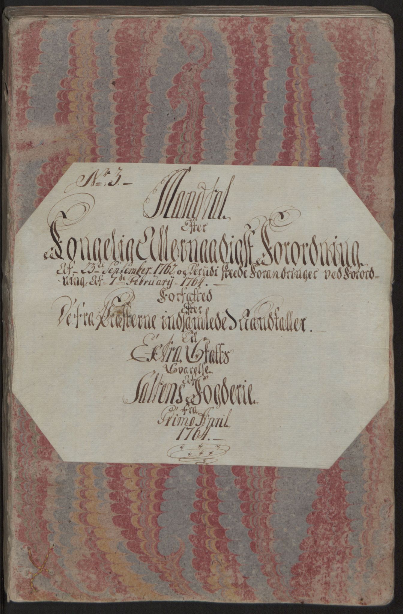 Rentekammeret inntil 1814, Reviderte regnskaper, Fogderegnskap, RA/EA-4092/R66/L4670: Ekstraskatten Salten, 1762-1764, p. 192