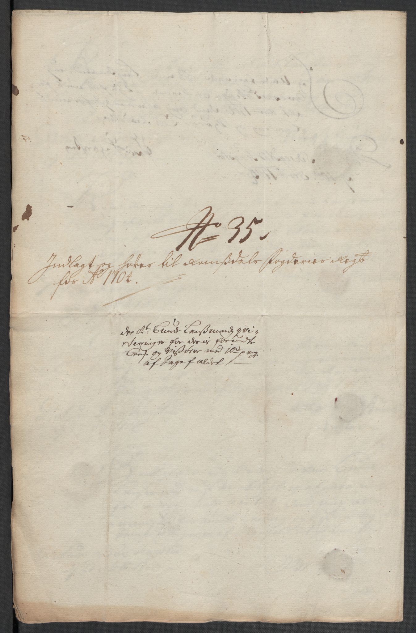 Rentekammeret inntil 1814, Reviderte regnskaper, Fogderegnskap, RA/EA-4092/R55/L3656: Fogderegnskap Romsdal, 1703-1705, p. 338