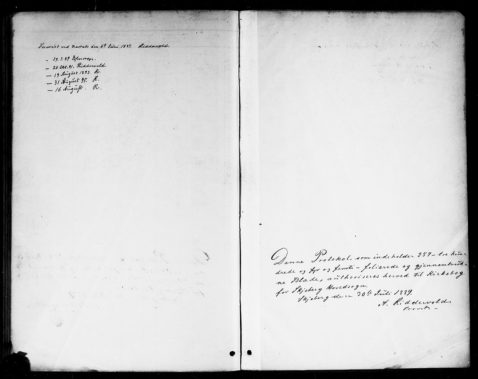 Skjeberg prestekontor Kirkebøker, SAO/A-10923/F/Fa/L0009: Parish register (official) no. I 9, 1886-1897