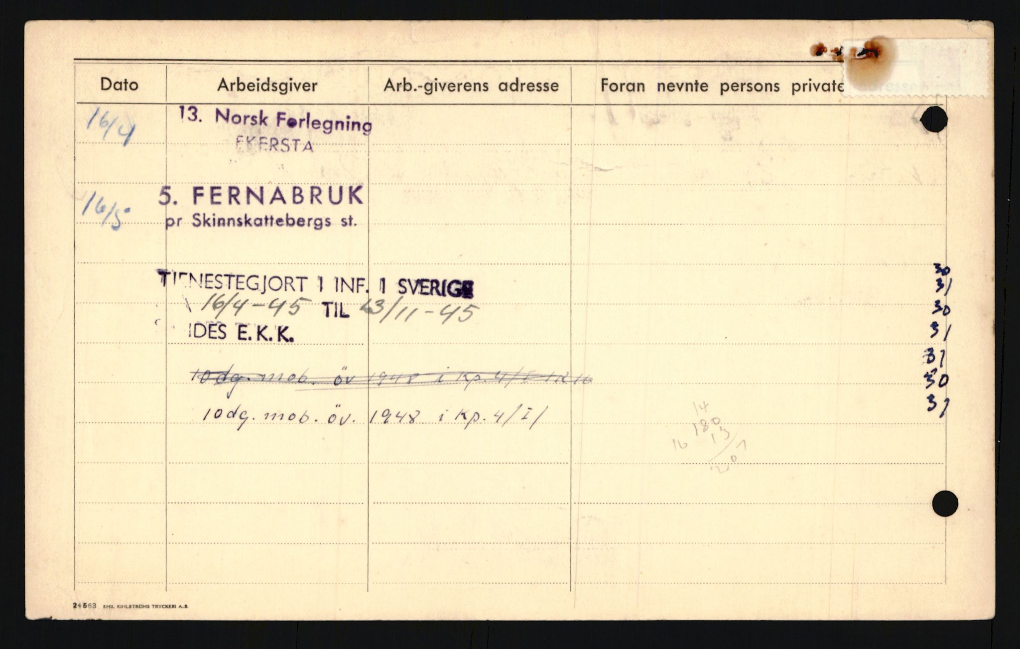 Forsvaret, Troms infanteriregiment nr. 16, AV/RA-RAFA-3146/P/Pa/L0024/0001: Rulleblad / Rulleblad for regimentets menige mannskaper, årsklasse 1940, 1940, p. 53