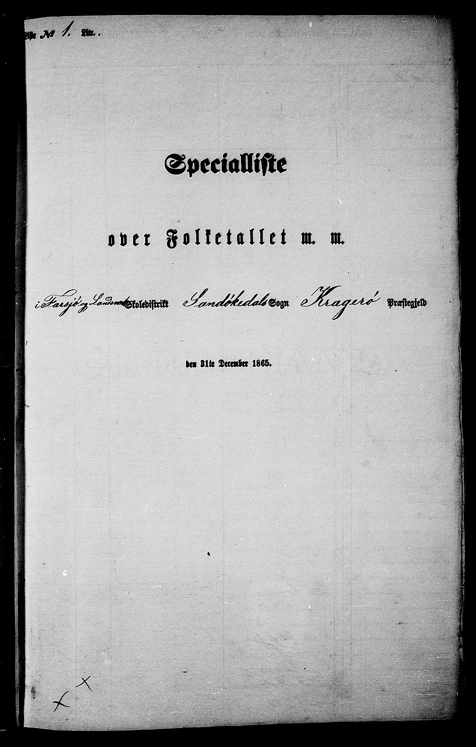 RA, 1865 census for Kragerø/Sannidal og Skåtøy, 1865, p. 12