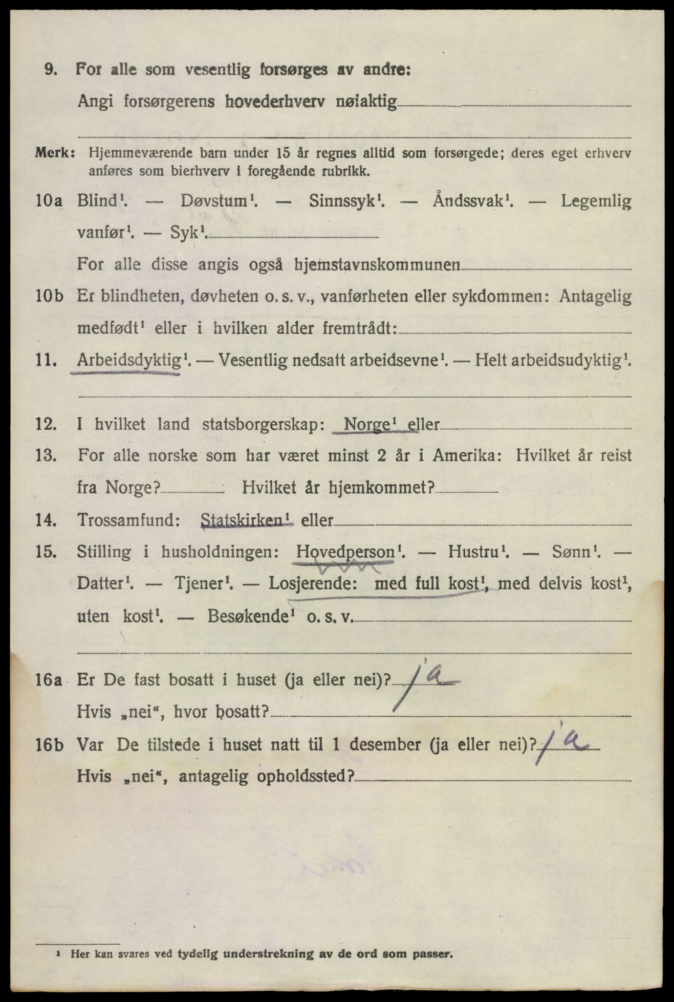 SAKO, 1920 census for Brunlanes, 1920, p. 6076