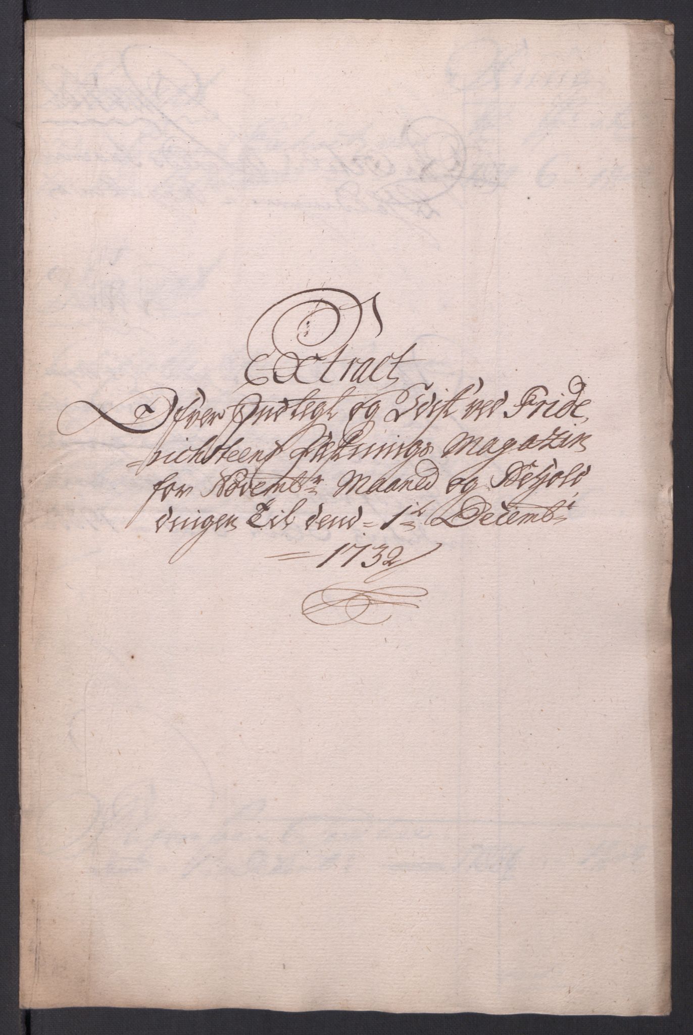 Kommanderende general (KG I) med Det norske krigsdirektorium, AV/RA-EA-5419/D/L0154: Fredriksten festning: Brev, inventarfortegnelser og regnskapsekstrakter, 1730-1739, p. 99