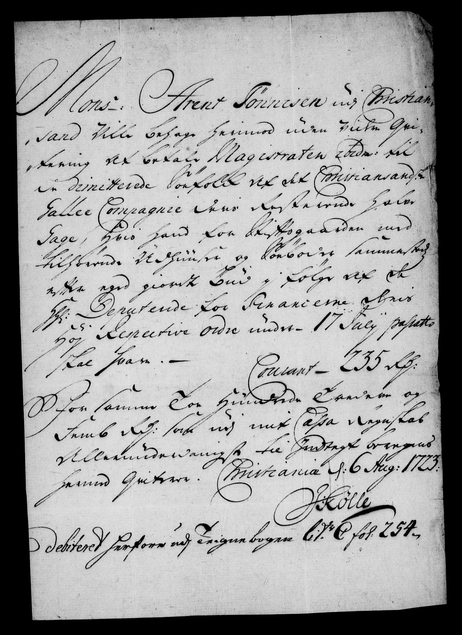 Rentekammeret inntil 1814, Realistisk ordnet avdeling, RA/EA-4070/On/L0013: [Jj 14]: Forskjellige dokumenter om krongodset i Norge, 1672-1722, p. 419