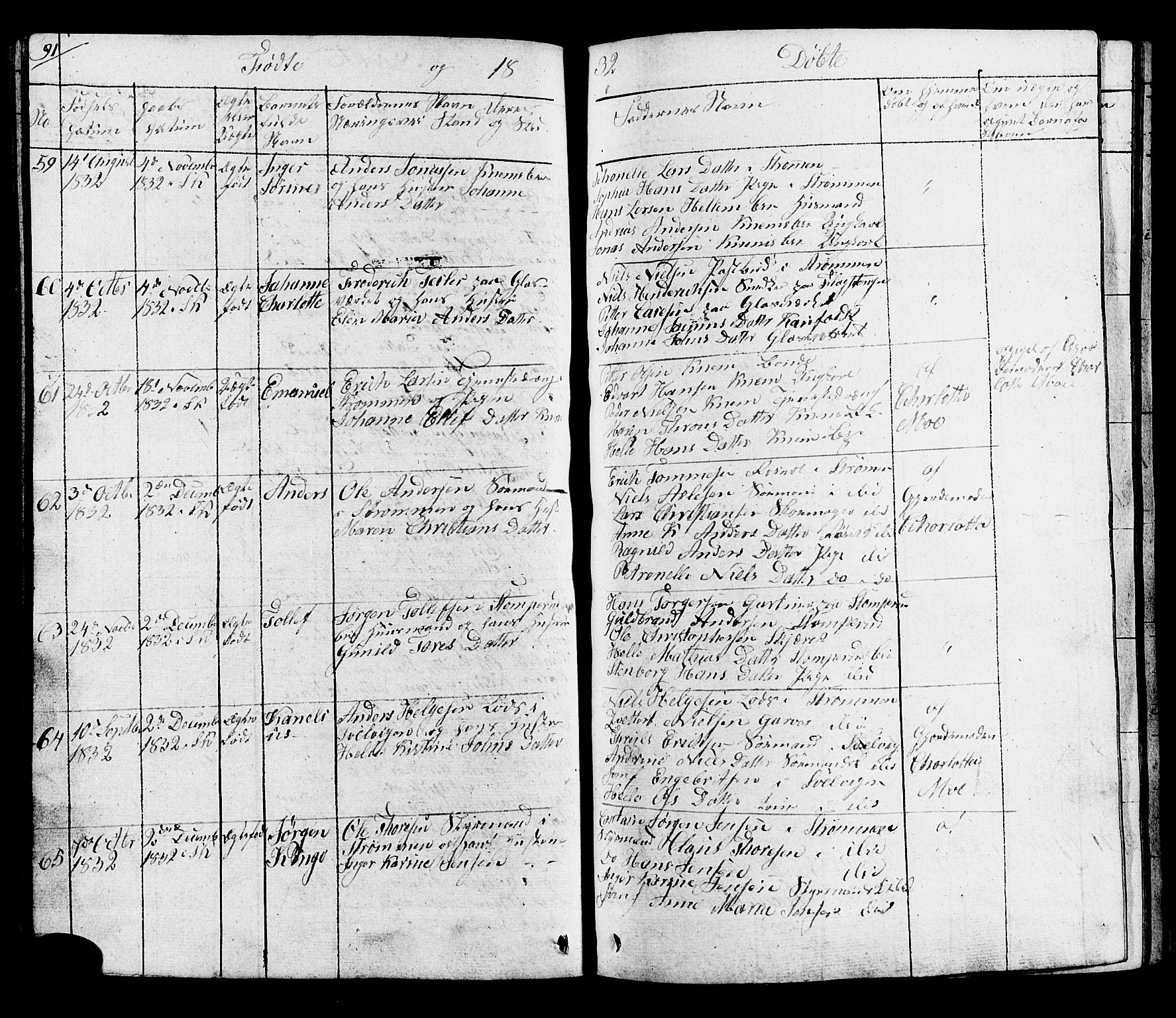 Hurum kirkebøker, AV/SAKO-A-229/G/Ga/L0002: Parish register (copy) no. I 2, 1827-1857, p. 91